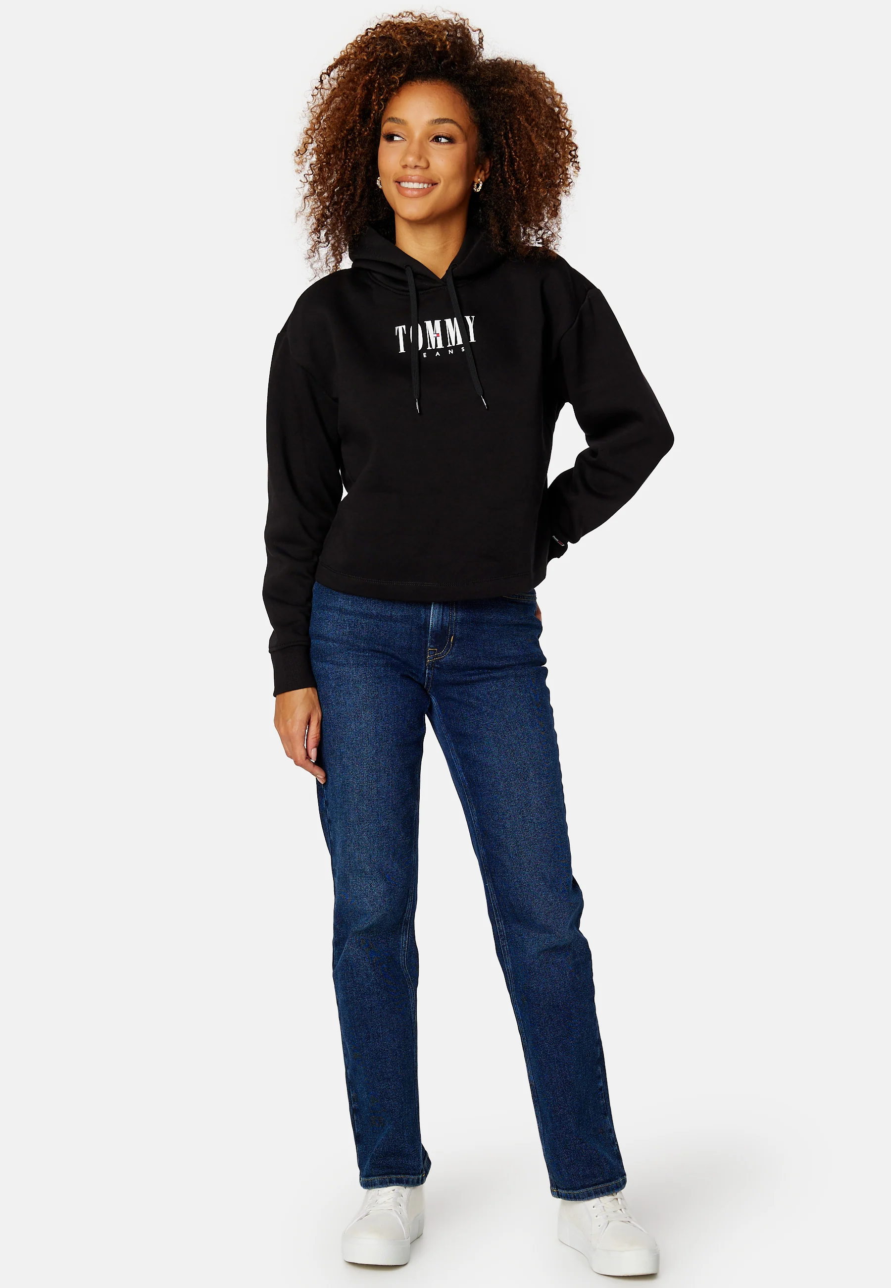 Relaxed Essential Logo 2 Hoodie - Image 3