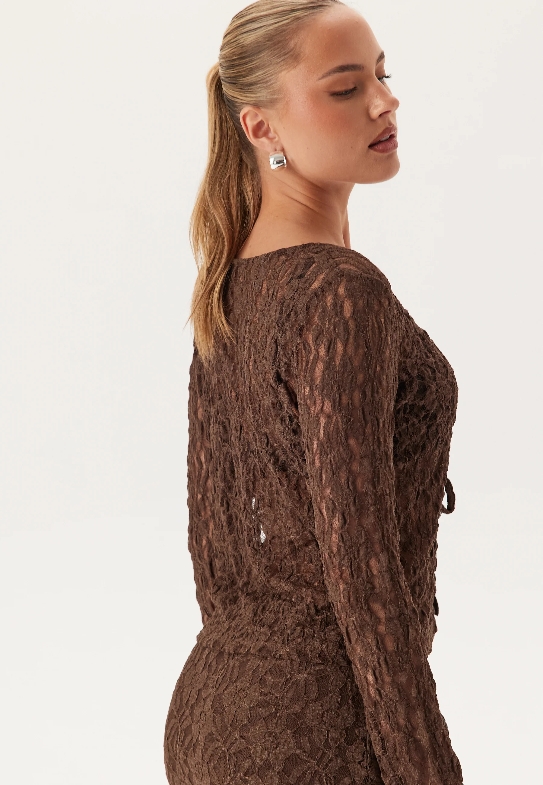 Reversible Lace Cardigan - Image 7