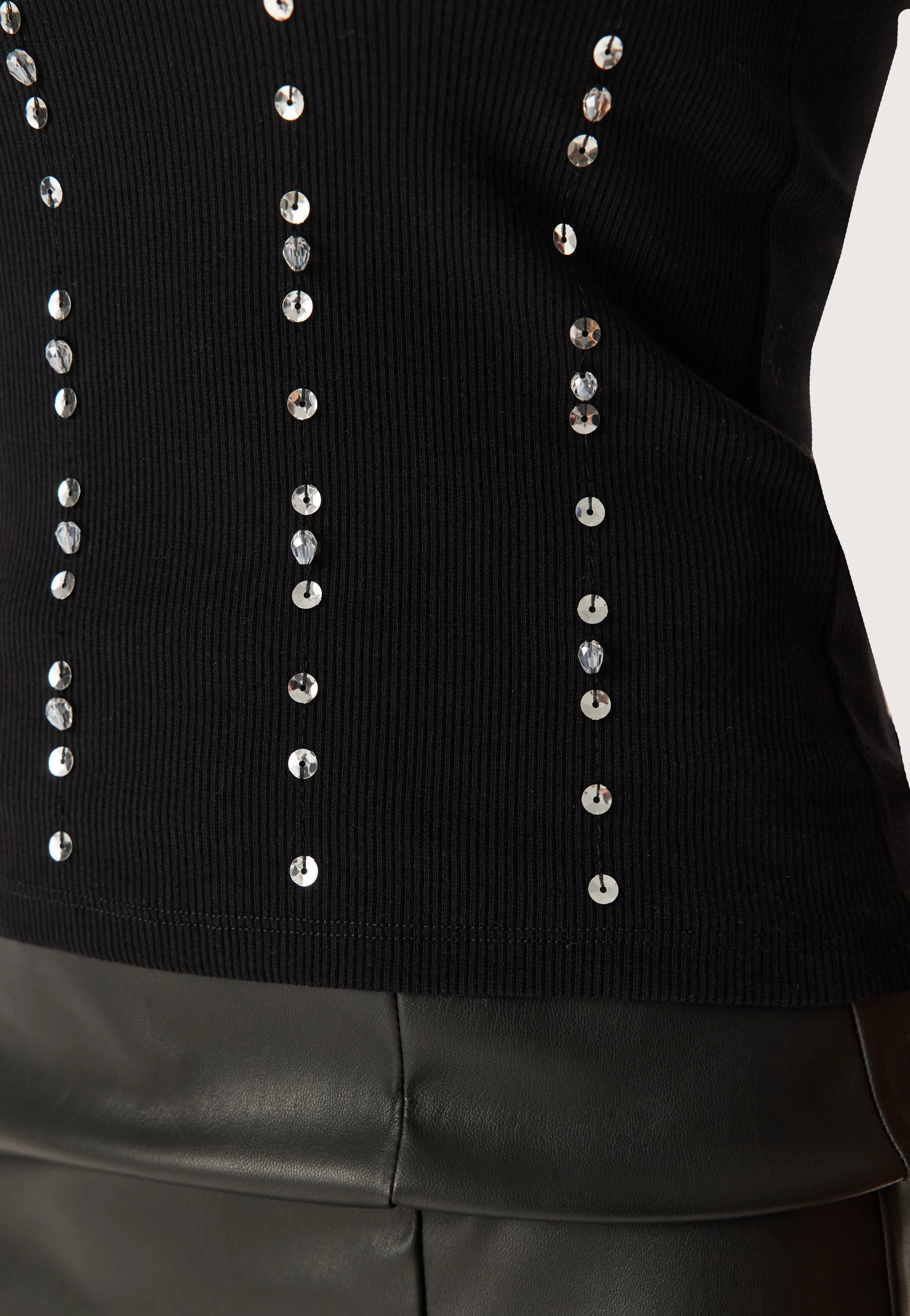 Rhinestone Rib Top - Image 4