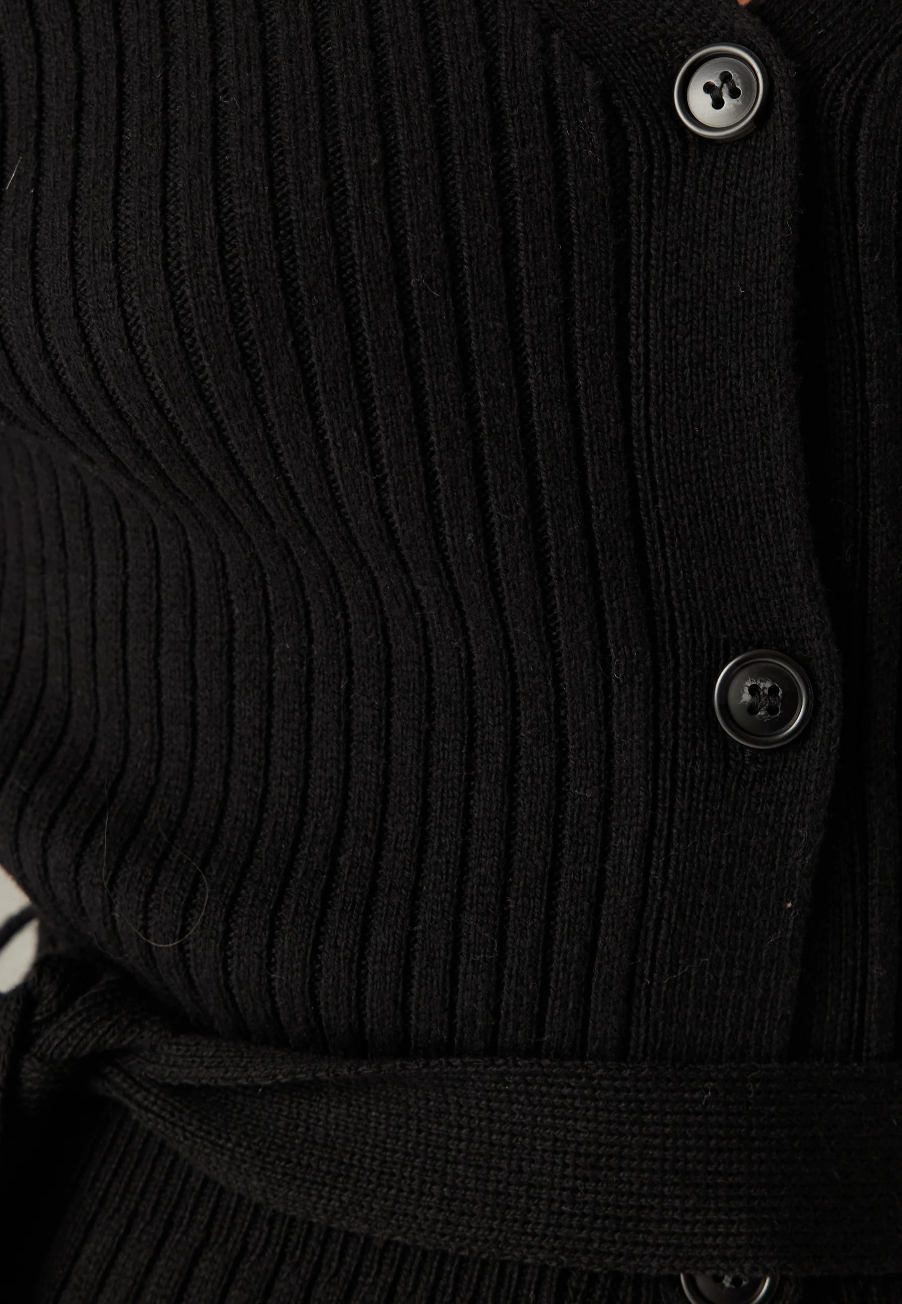 Rib Knitted Cardigan Dress - Image 4