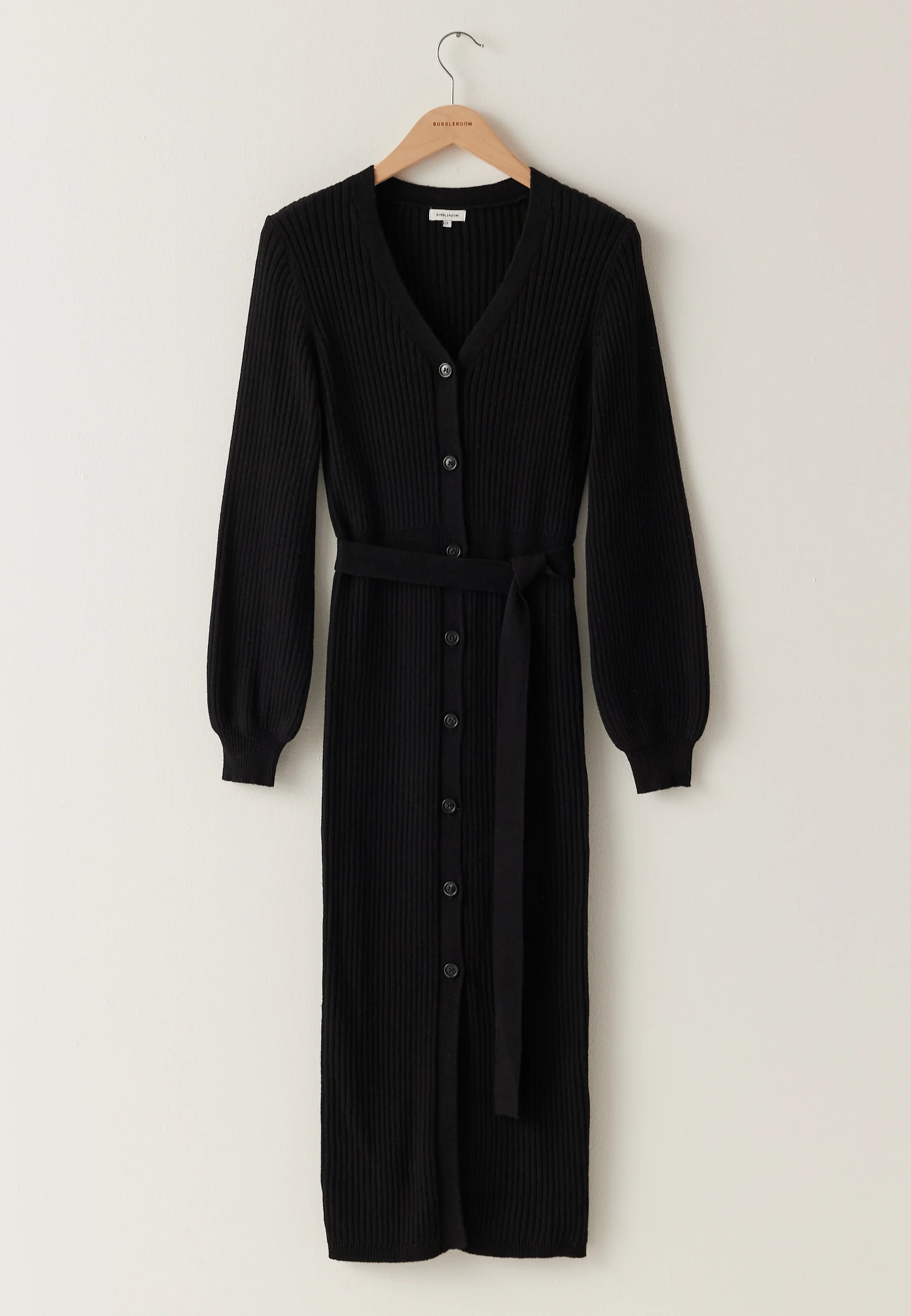 Rib Knitted Cardigan Dress - Image 5