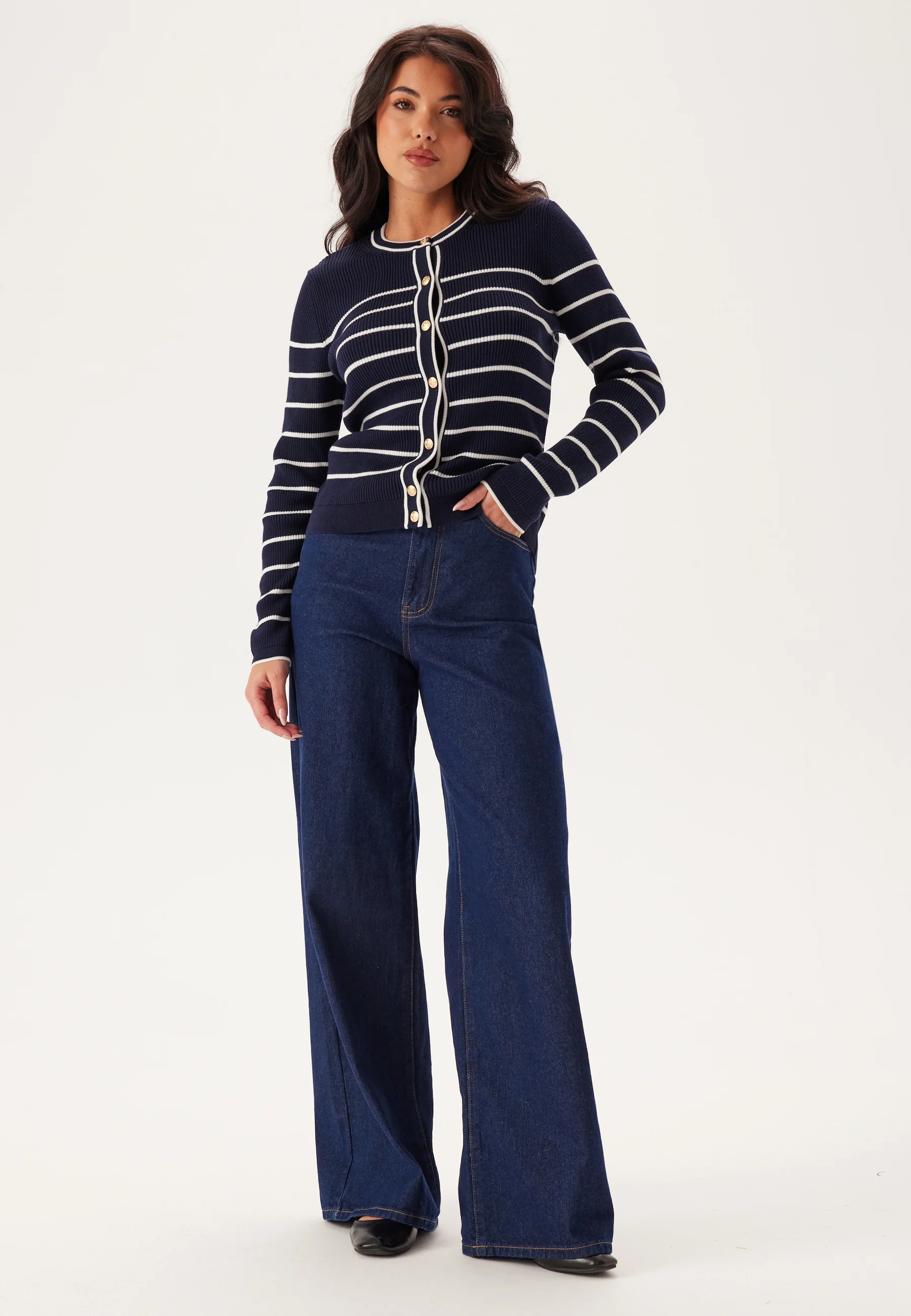 Ribbed Breton Cardigan - Image 2