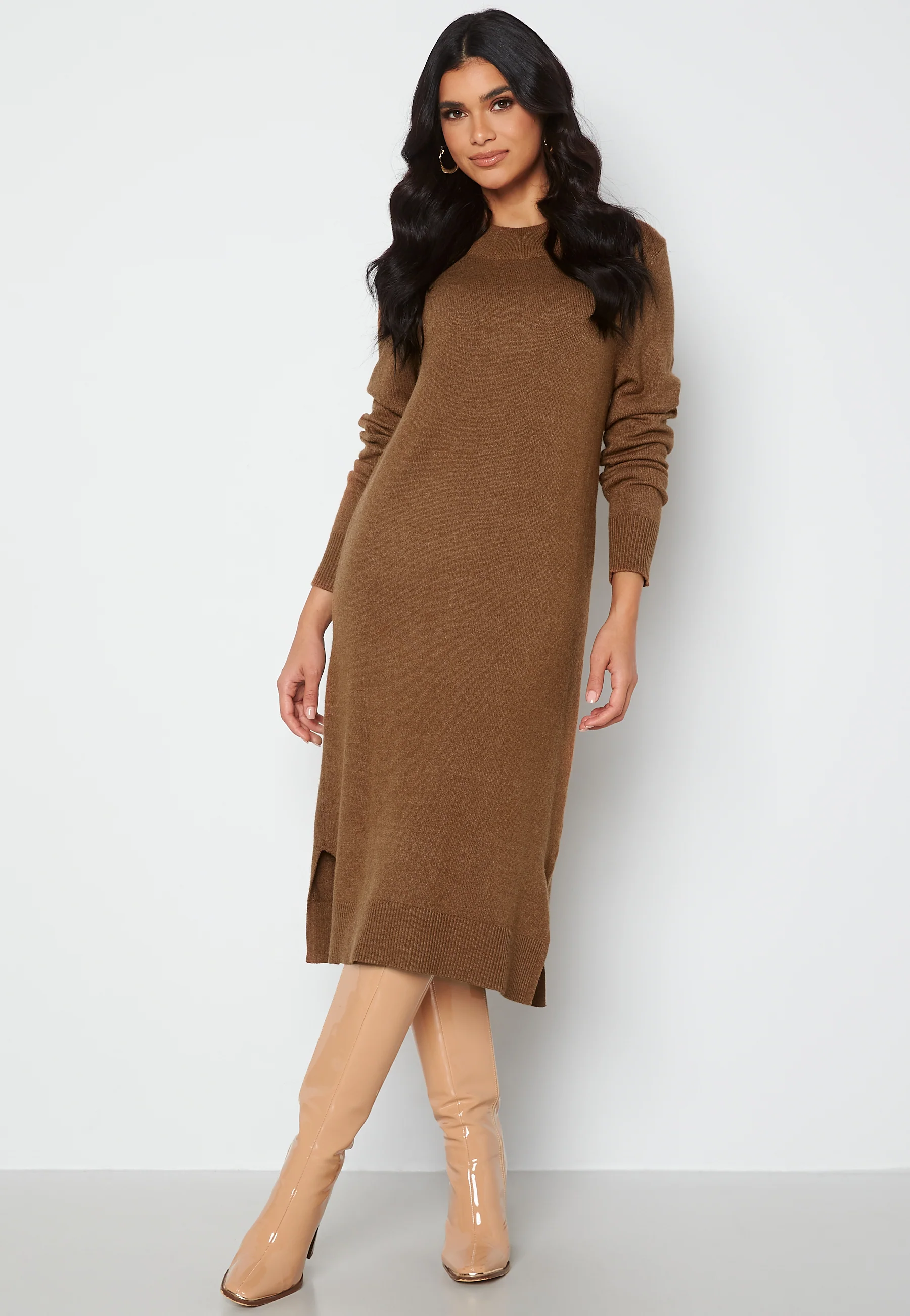 Ril Crew Neck Midi Dress - Image 2