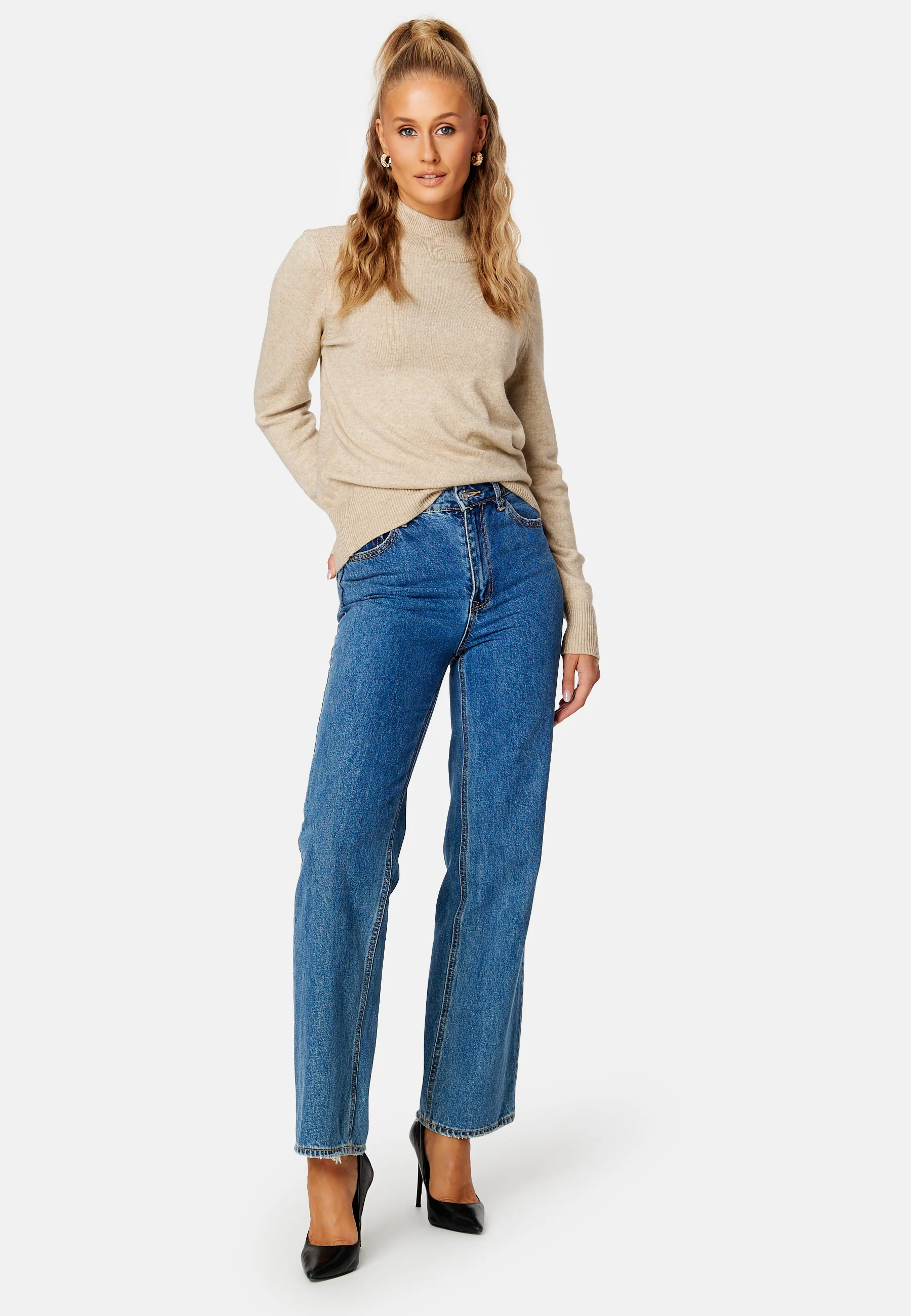 Ril Crewneck L/S Knit Top - Image 2