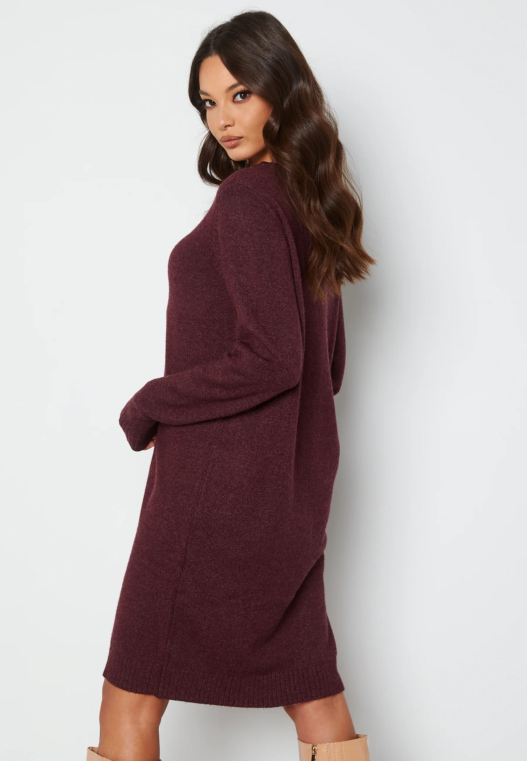 Ril L/S Knit Dress - Image 3