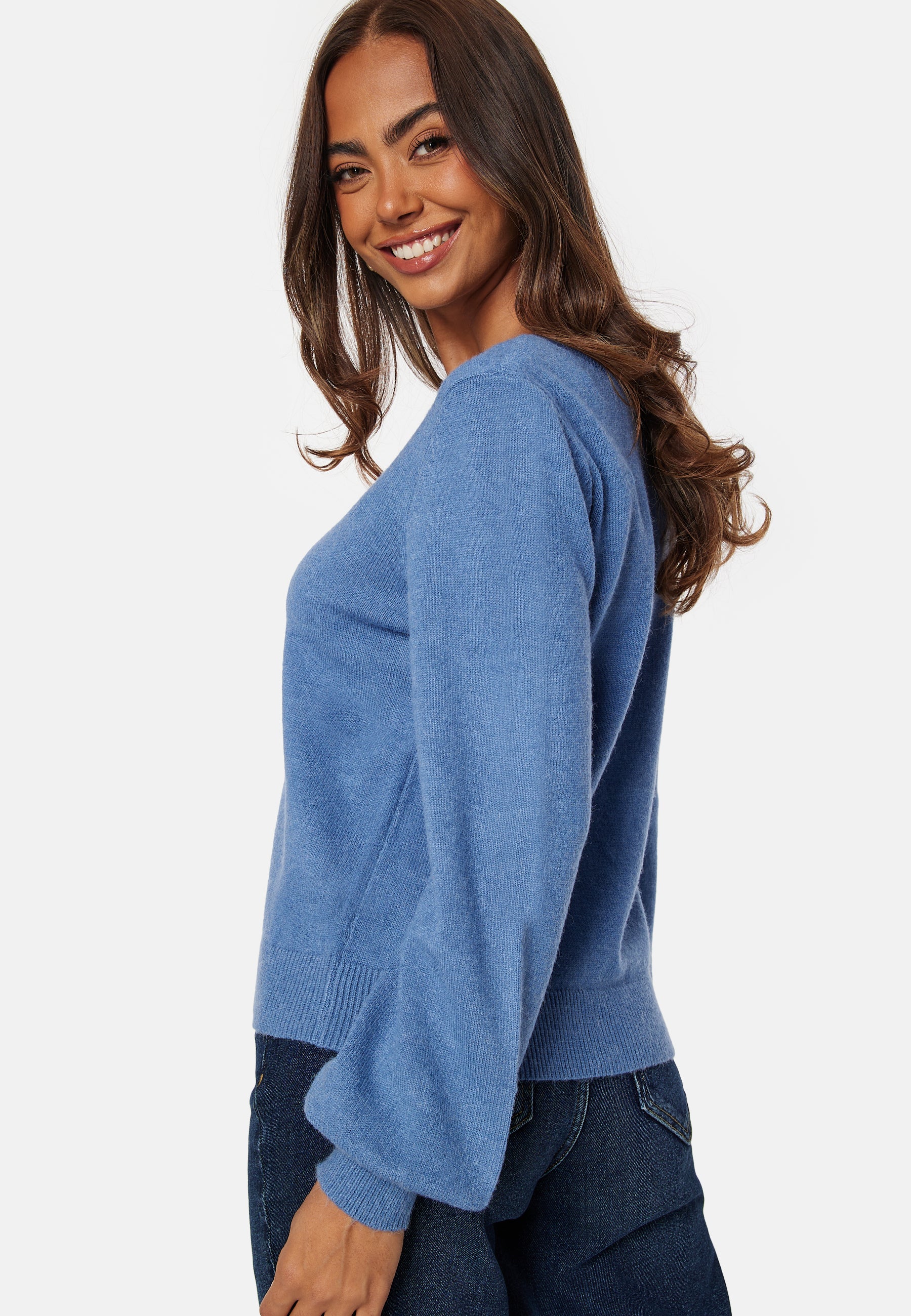 Ril Rev V-Neck L/S Top - Image 3