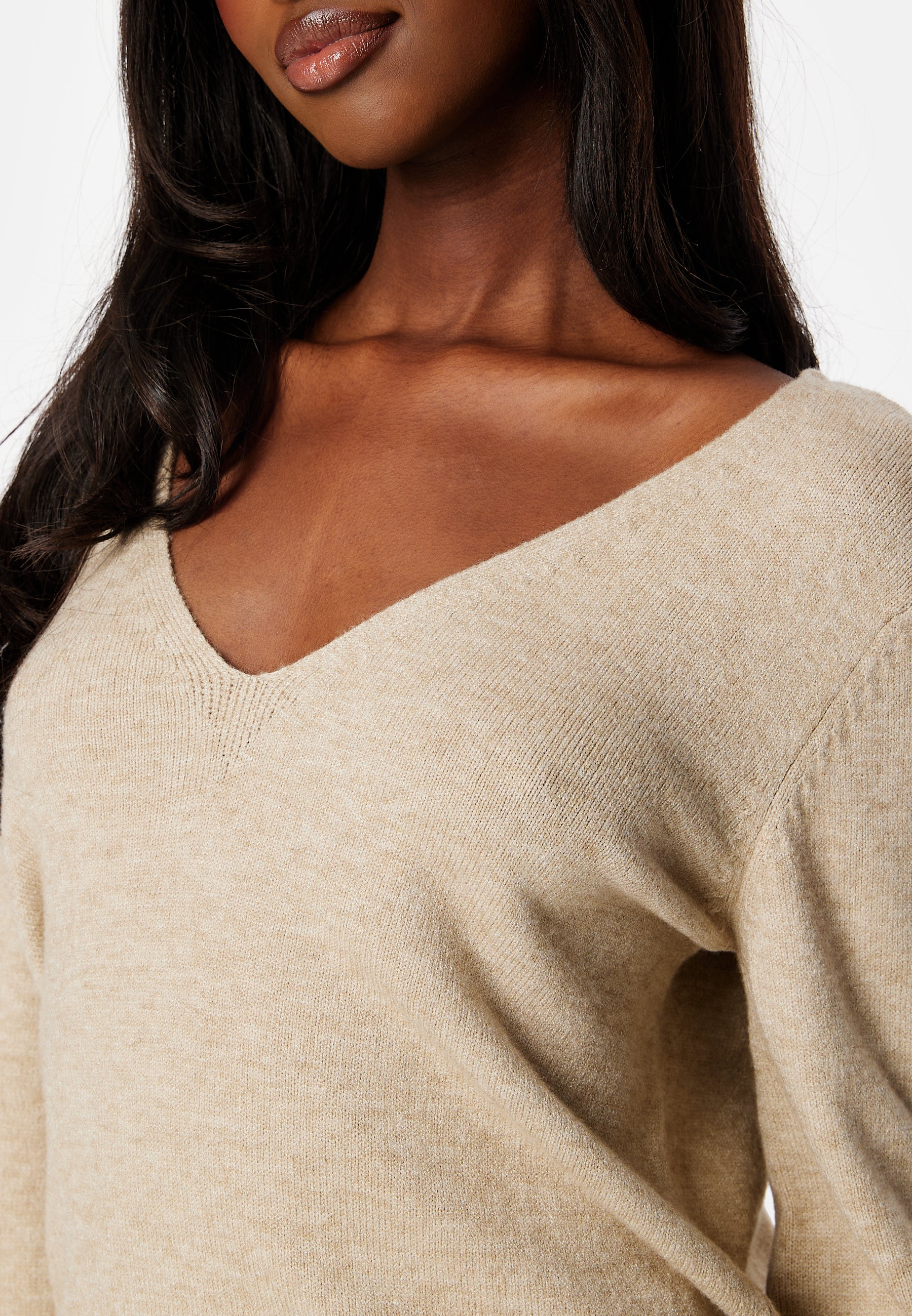 Ril Rev V-Neck L/S Top - Image 5