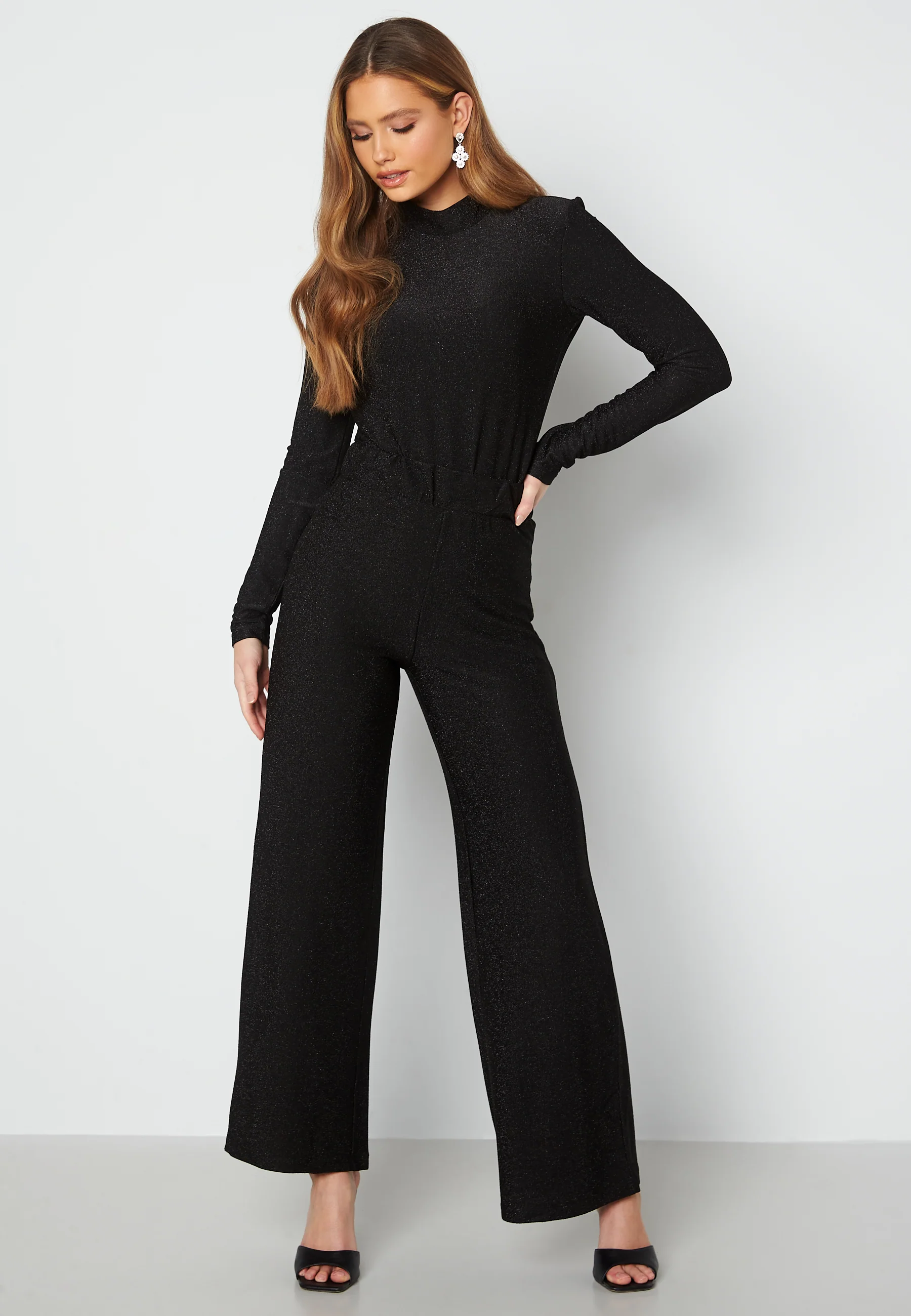 Rina Lurex LS T-Neck Top - Image 2