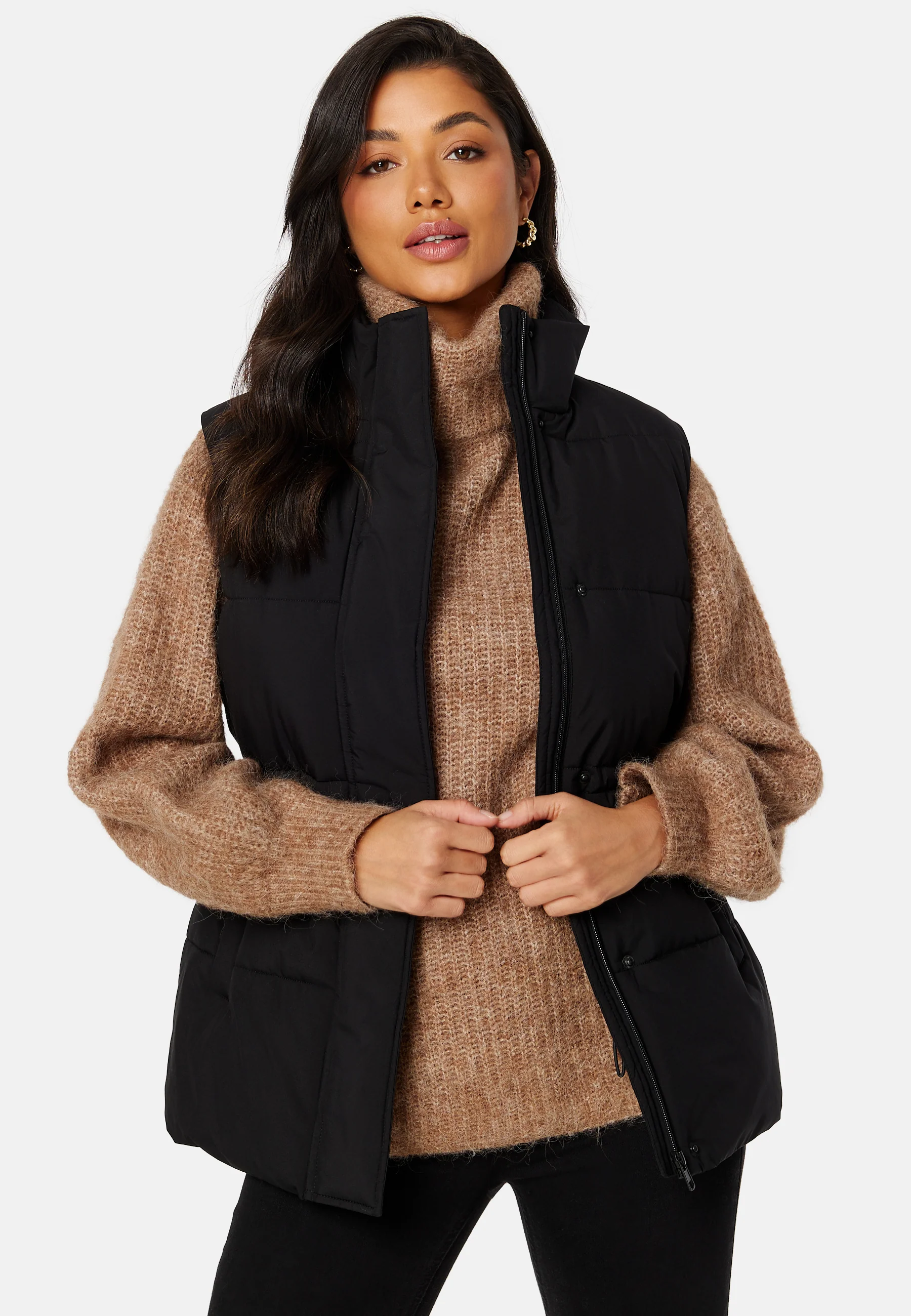 Rishi Drawstring Puffer Vest