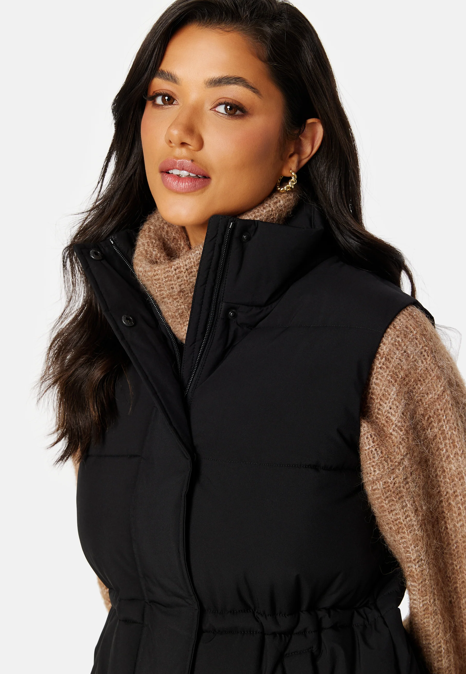 Rishi Drawstring Puffer Vest - Image 2