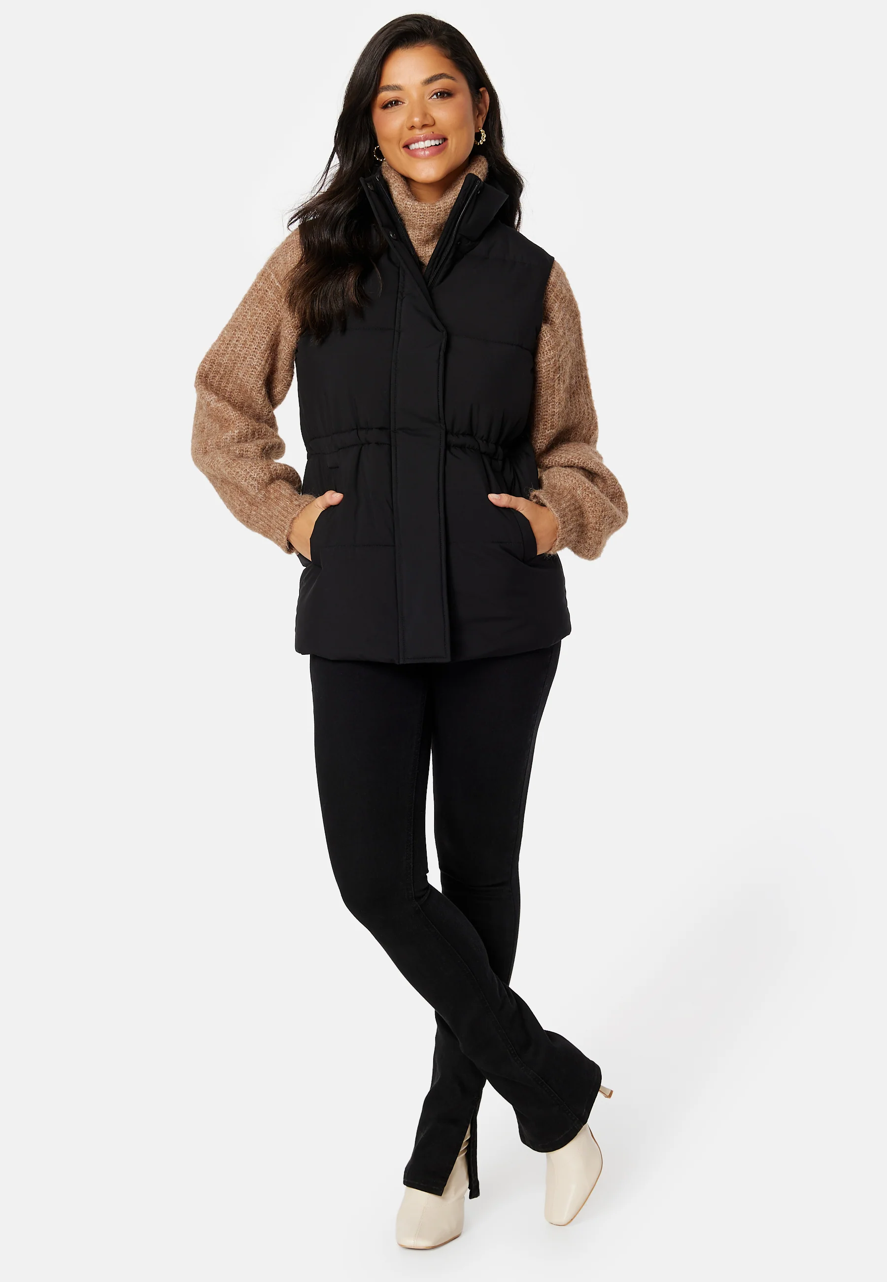 Rishi Drawstring Puffer Vest - Image 3