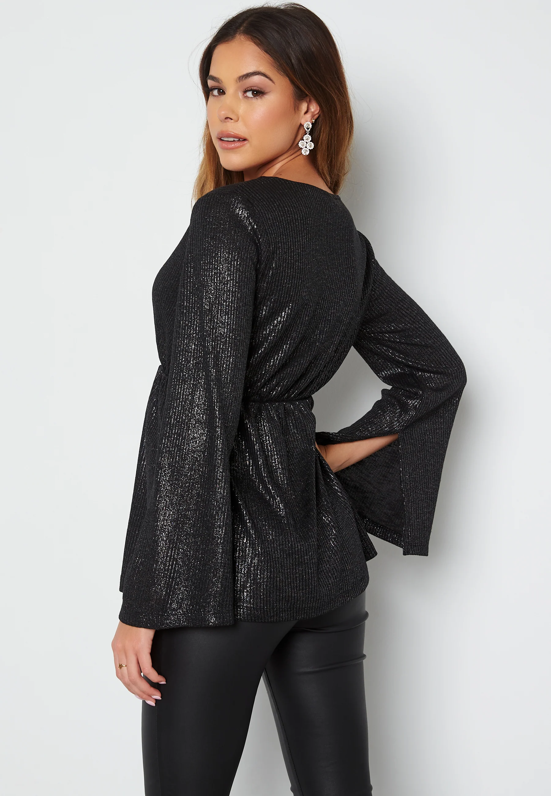 Romy glitter wrap top - Image 3