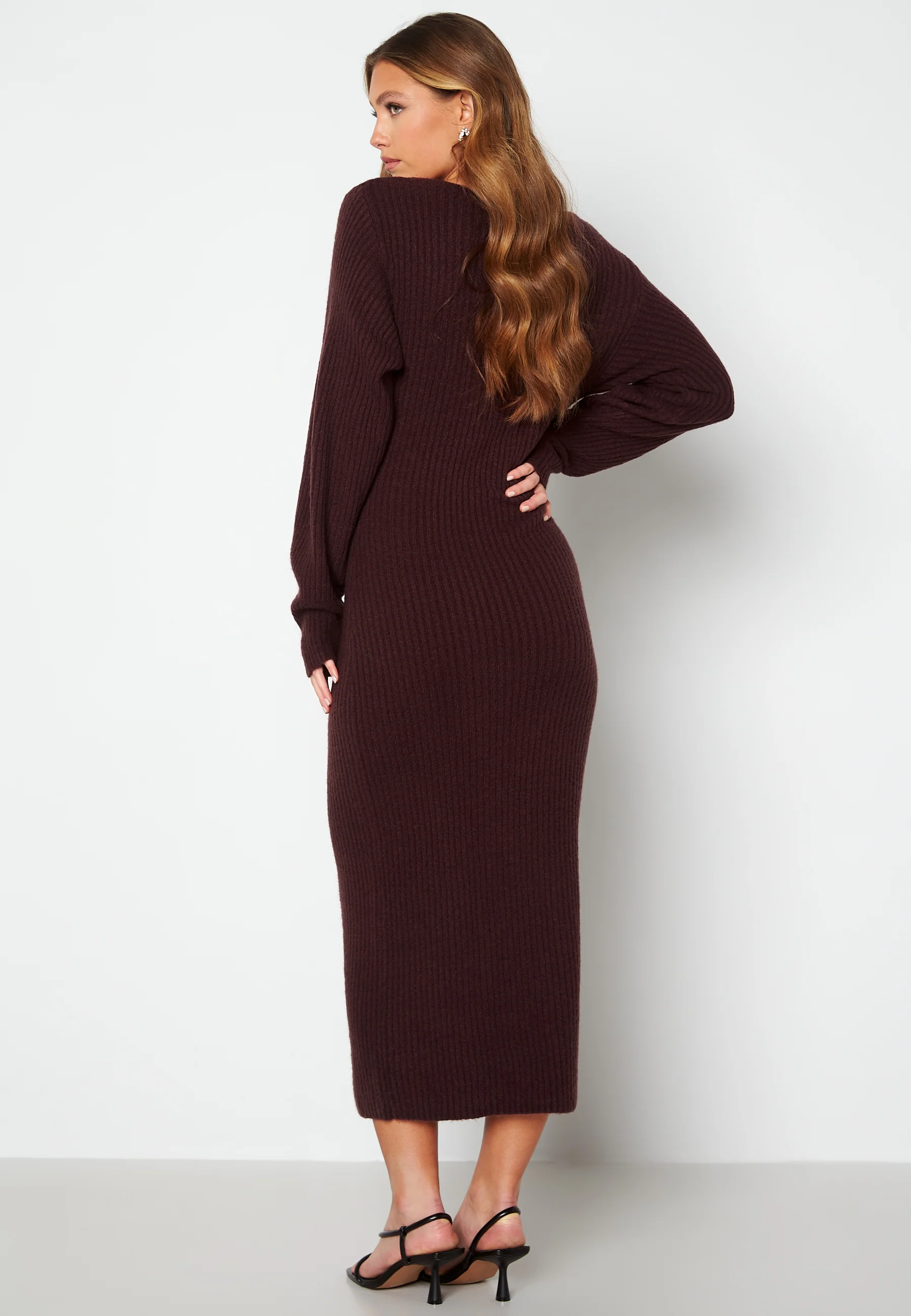 Rosanna knitted puff sleeve dress - Image 2