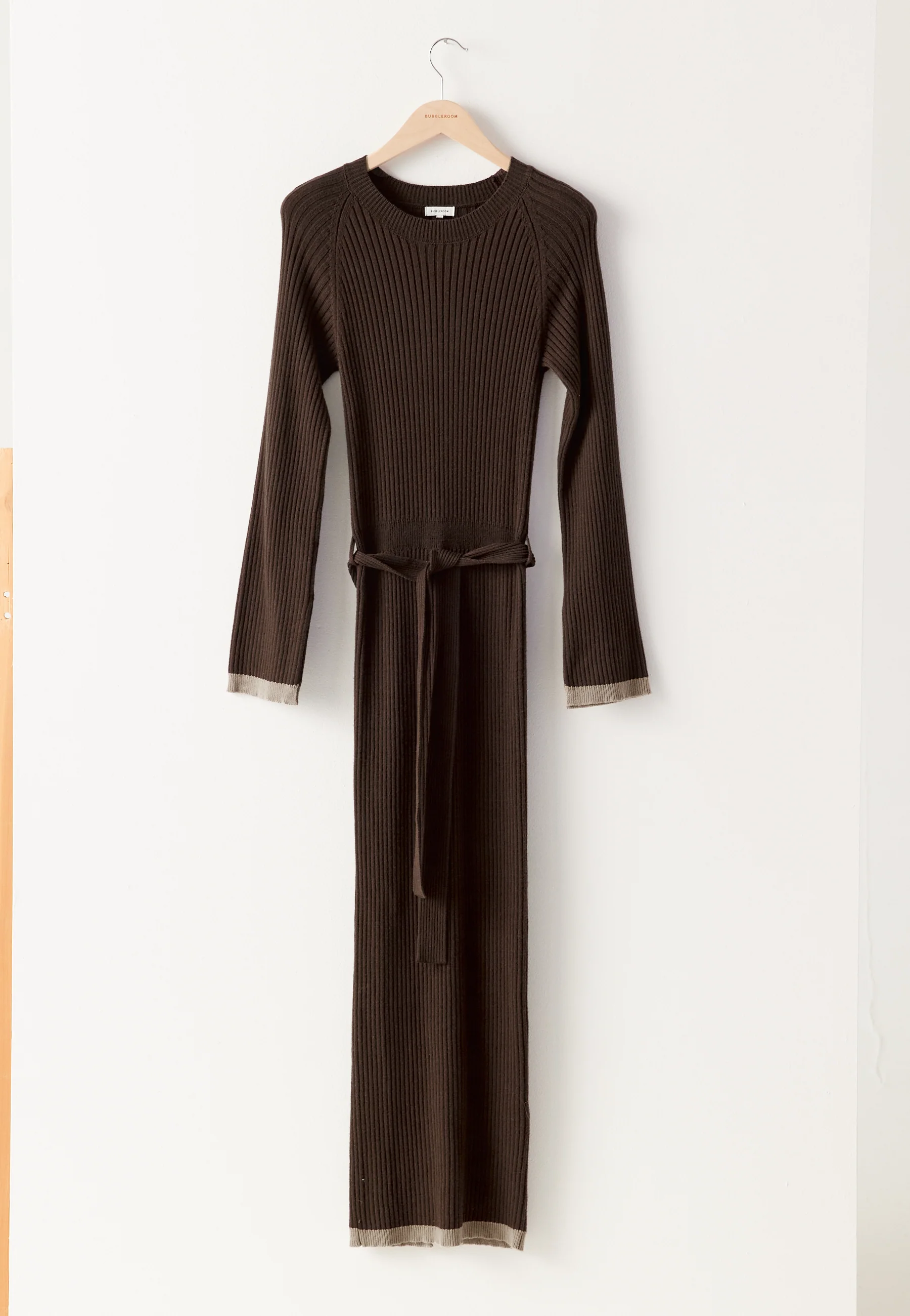Round Neck Rib Knitted Maxi Dress - Image 5