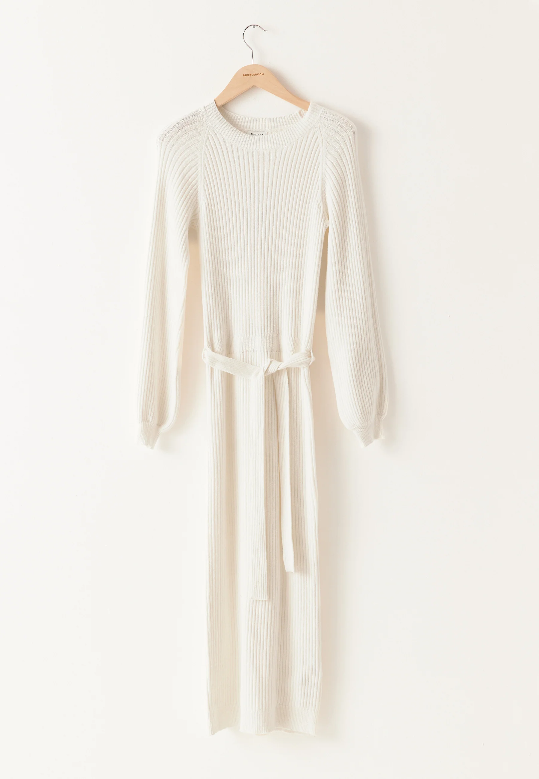 Round Neck Rib Knitted Midi Dress - Image 5