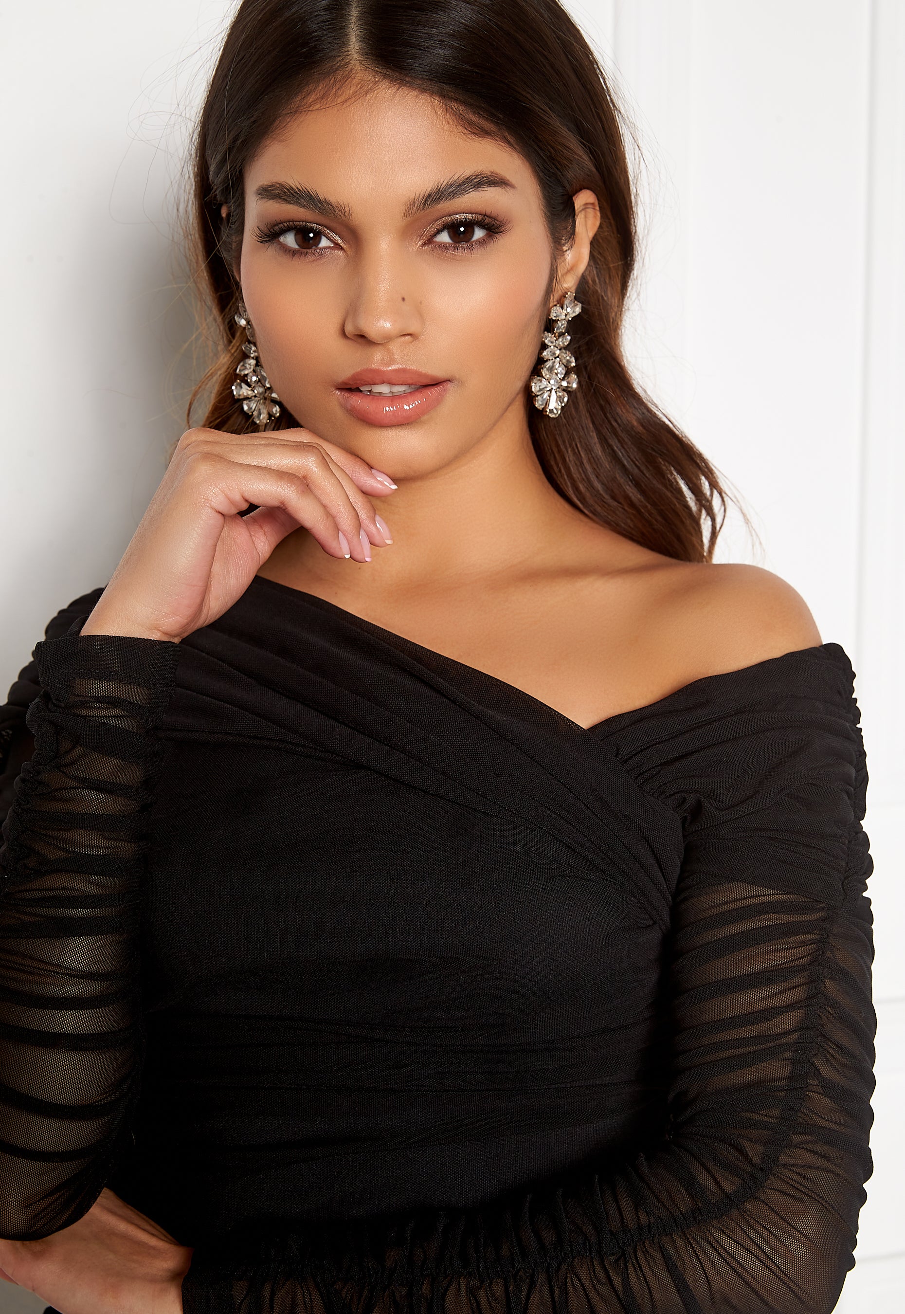 Ruched Assymetric Dress - Image 4