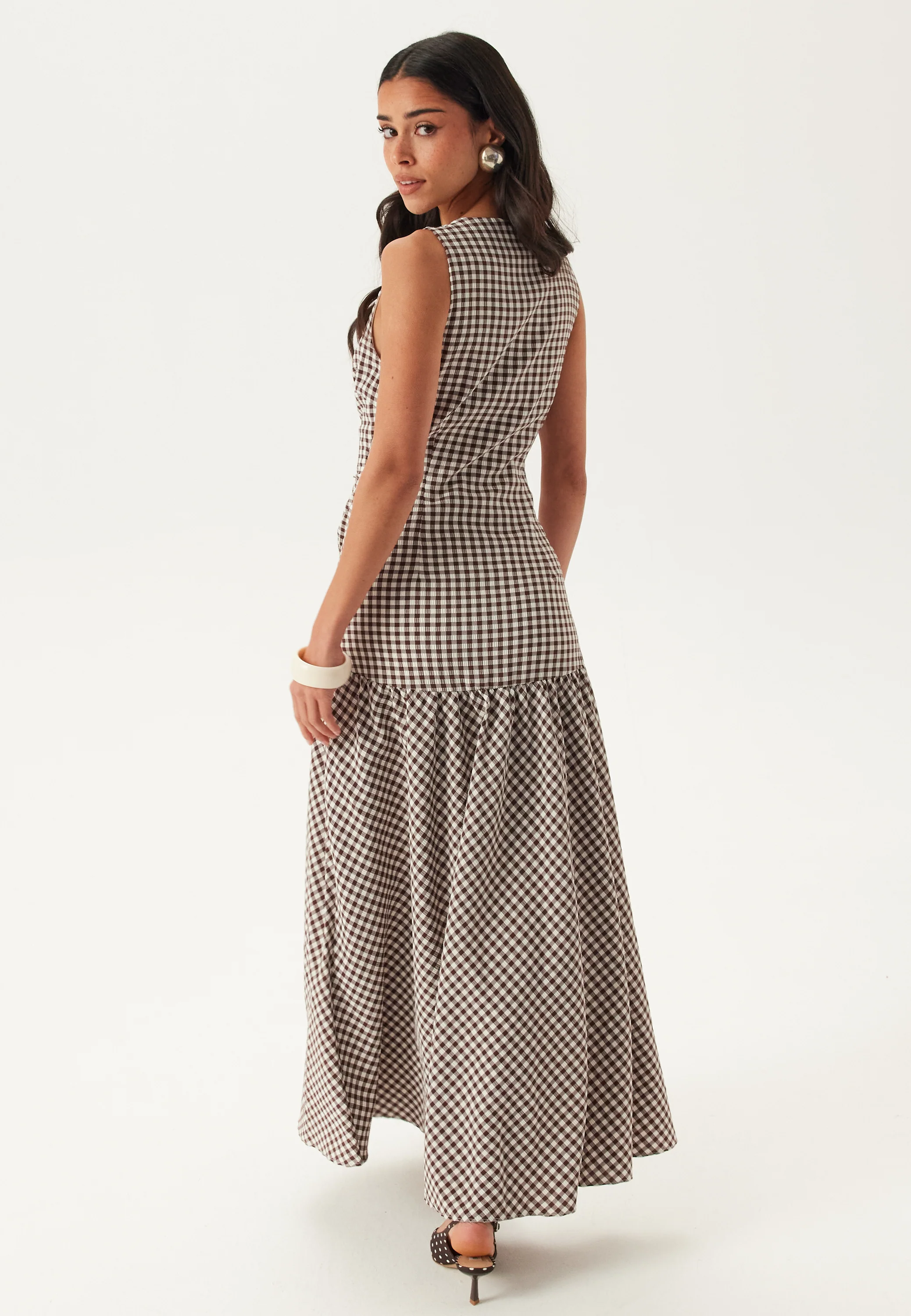 Ruched Front Ankle Dress - Image 4