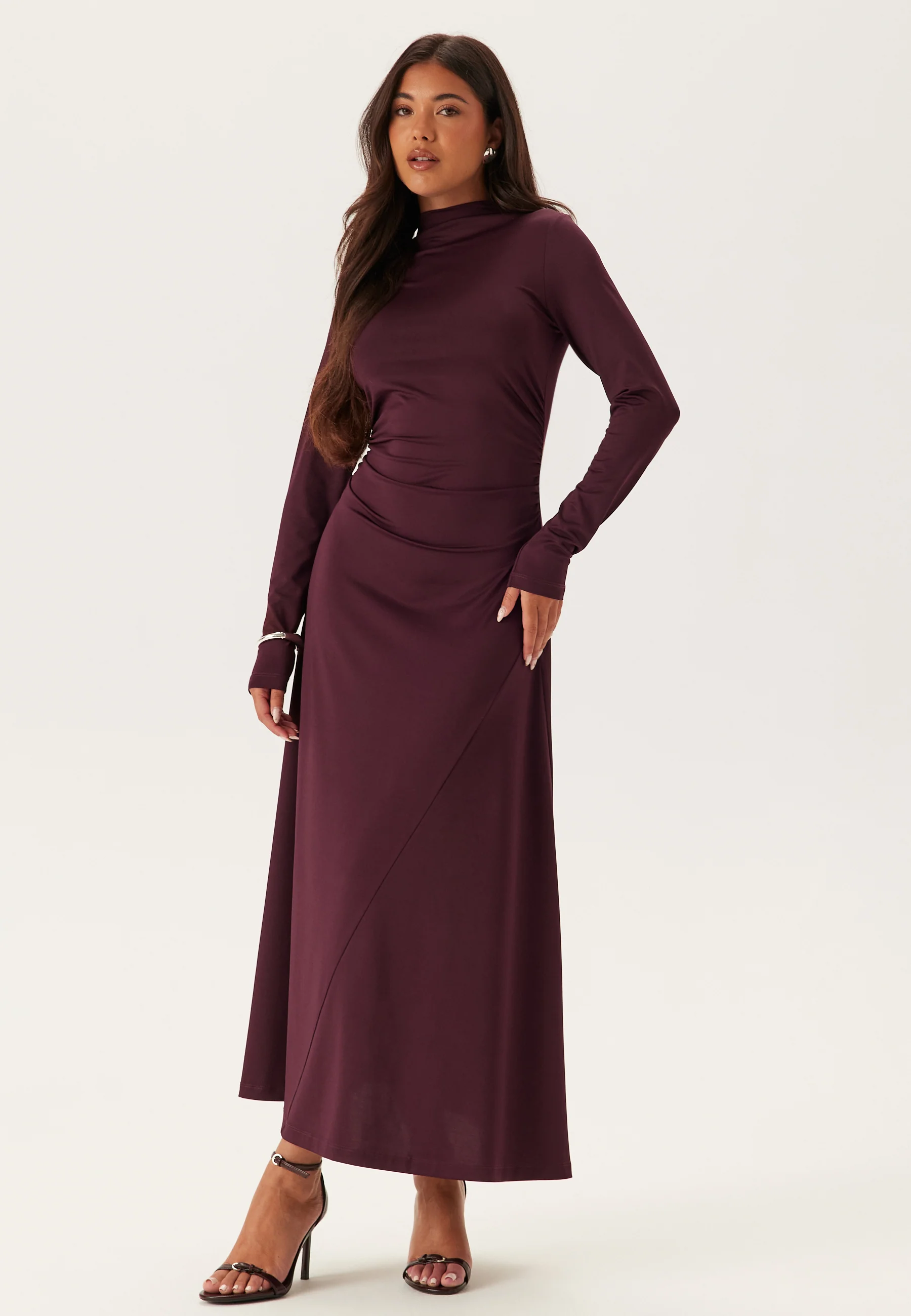 Ruched Long Dress - Image 2
