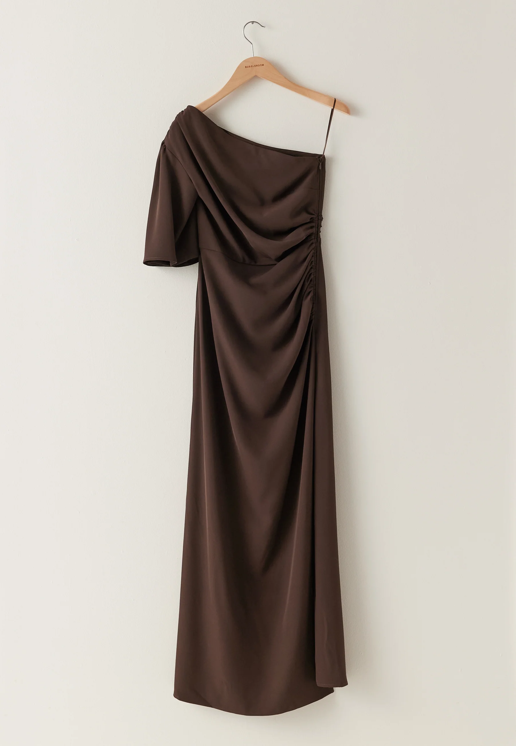 Ruched One Shoulder Gown - Image 5