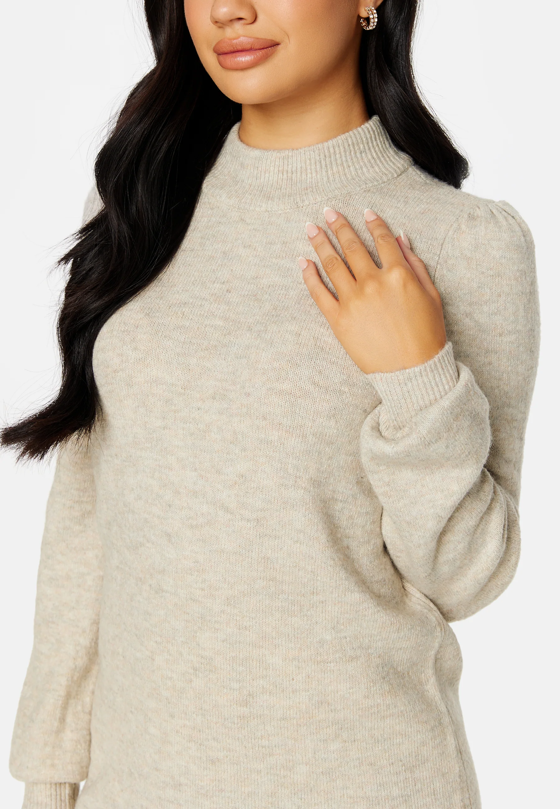 Rue L/S High Neck Dress - Image 4