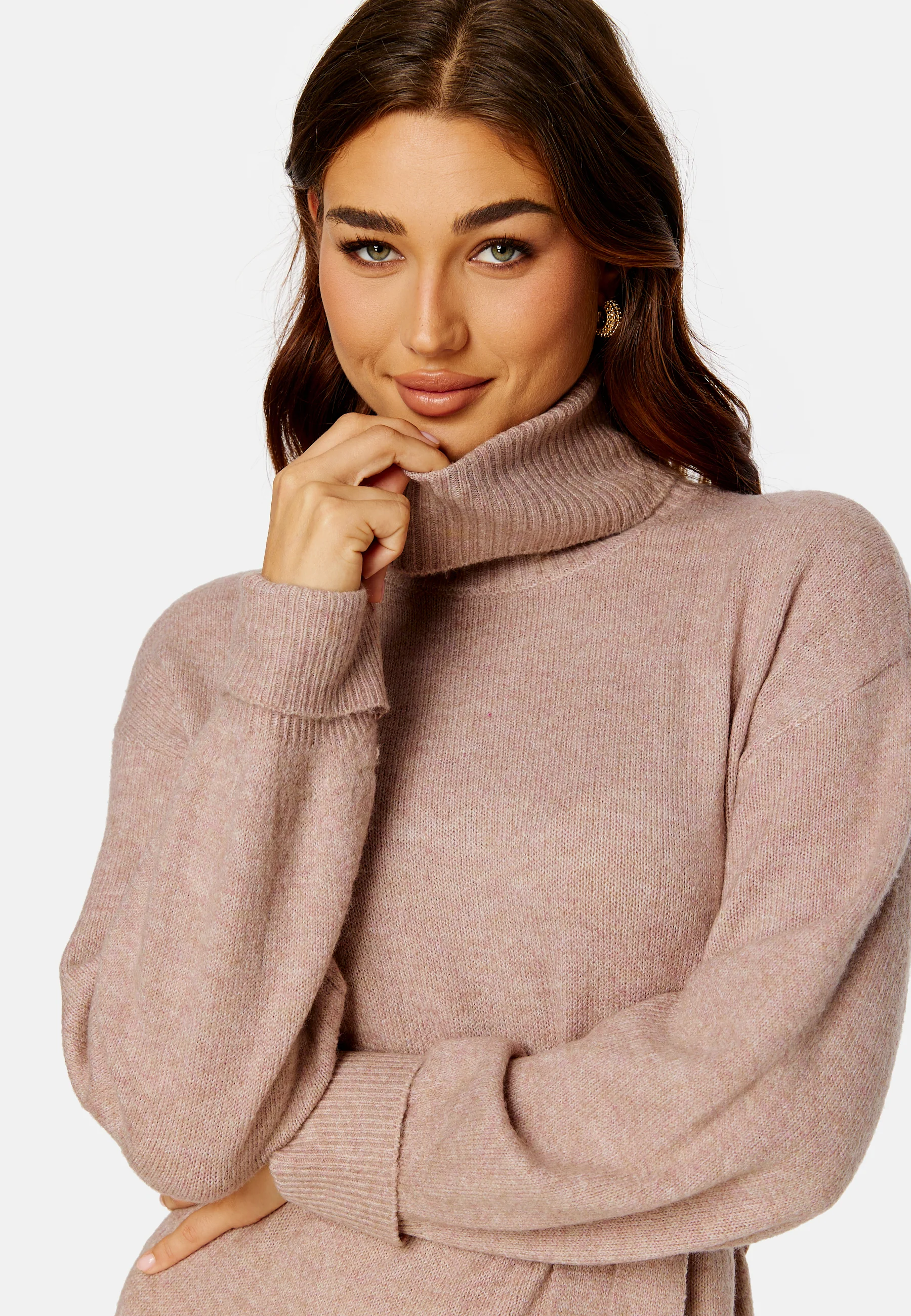 Rue L/S Roll Neck Belt Dress - Image 4