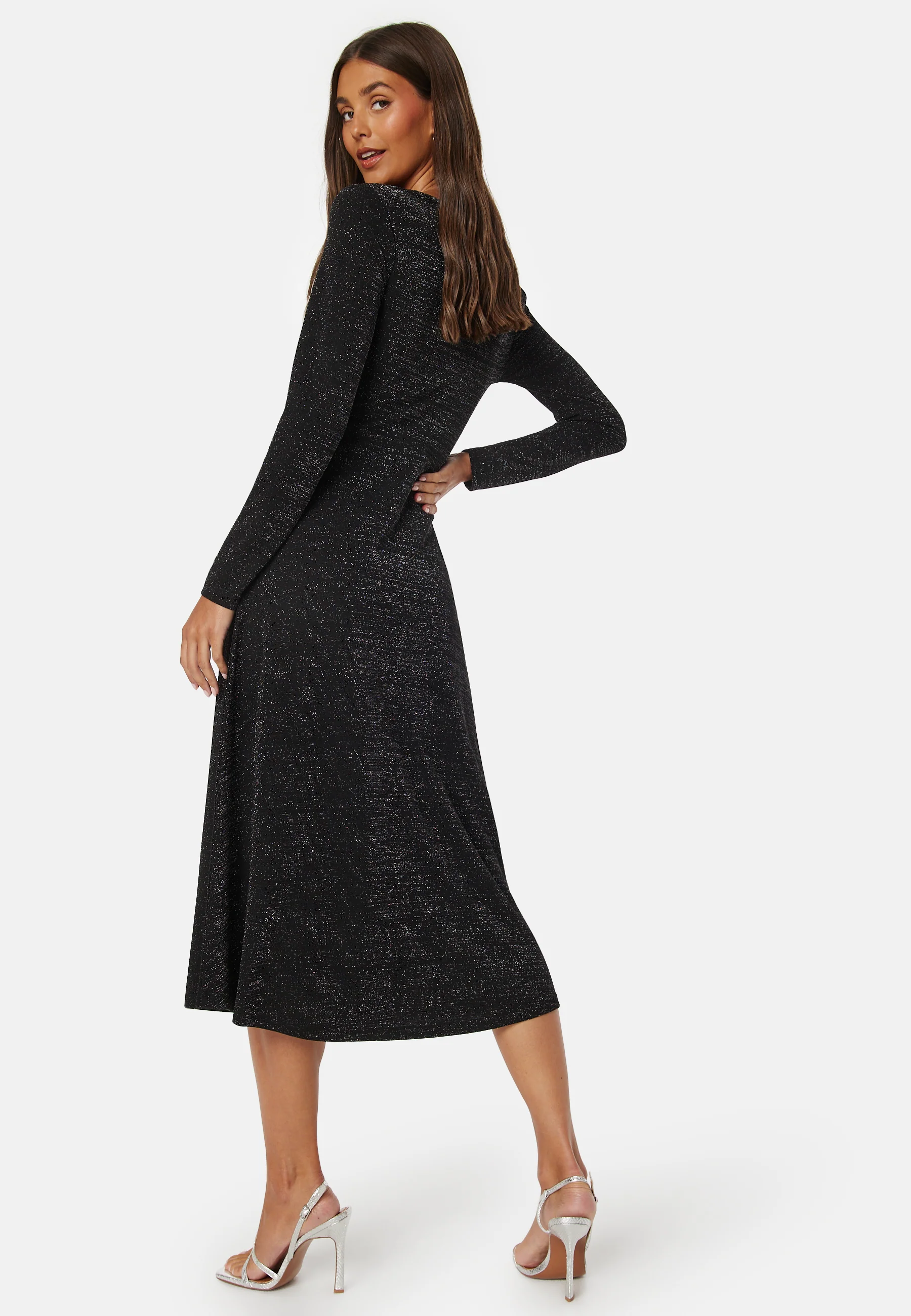 Rue LS Midi Glitter Dress - Image 2