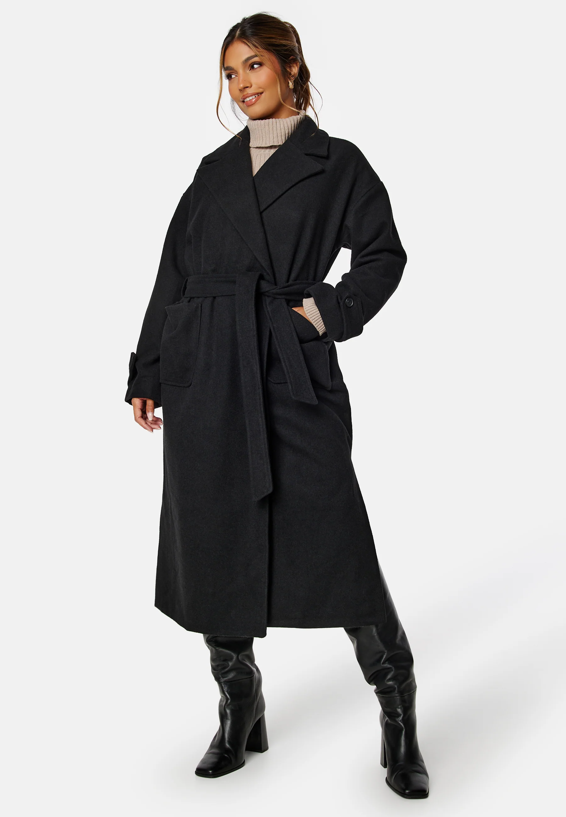 Rue Oversized Wool Blend Coat - Image 2