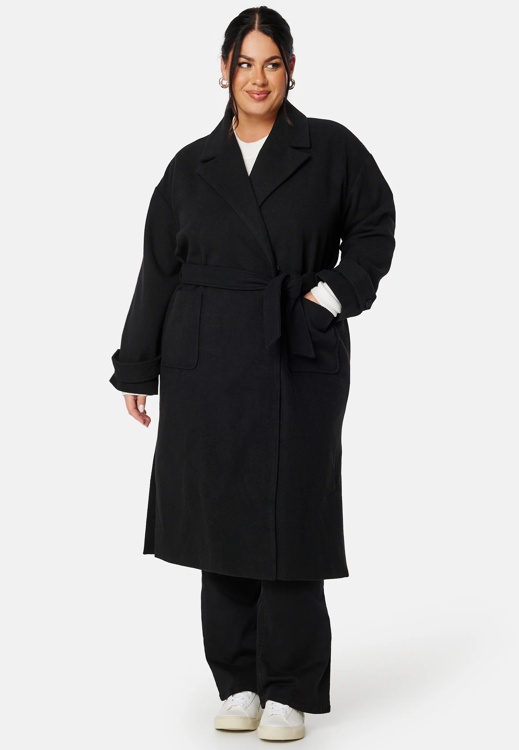 Rue Oversized Wool Blend Coat - Image 6