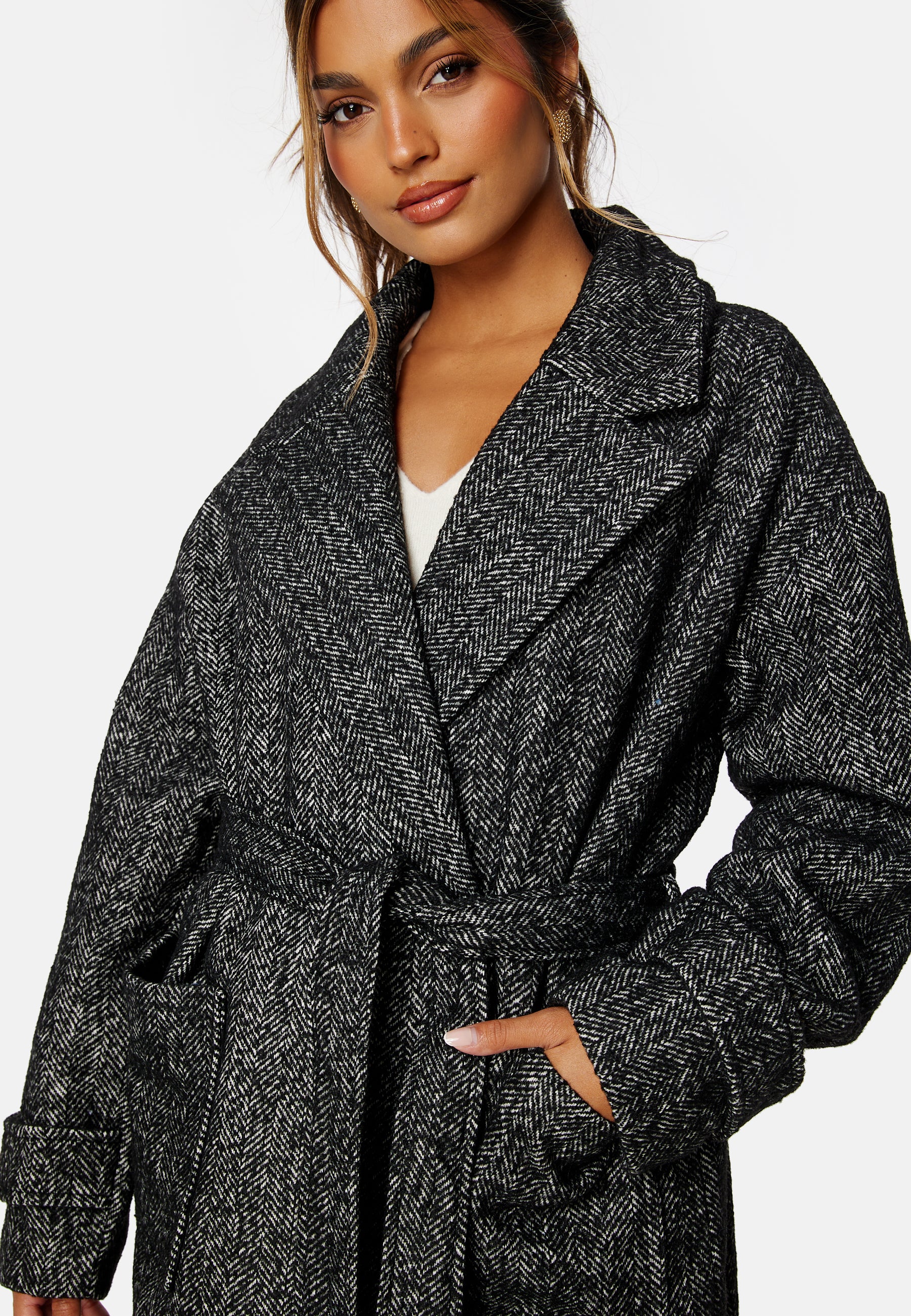 Rue Oversized Wool Blend Coat - Image 4