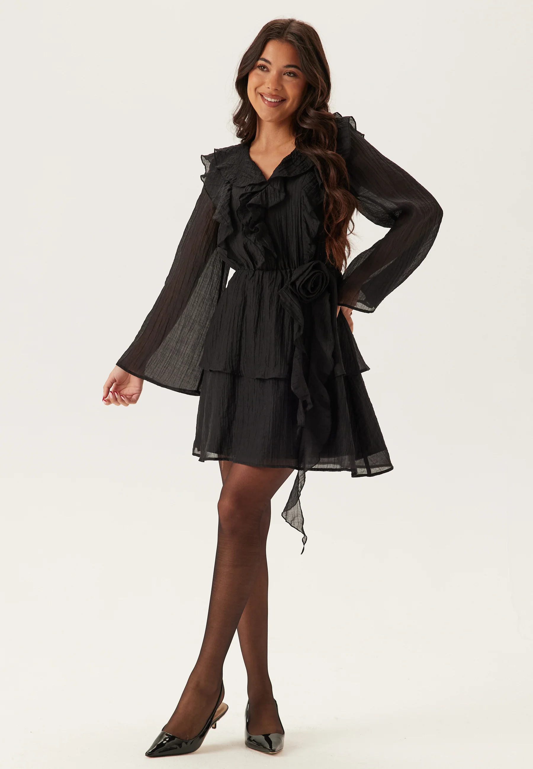 Ruffle Short Dress