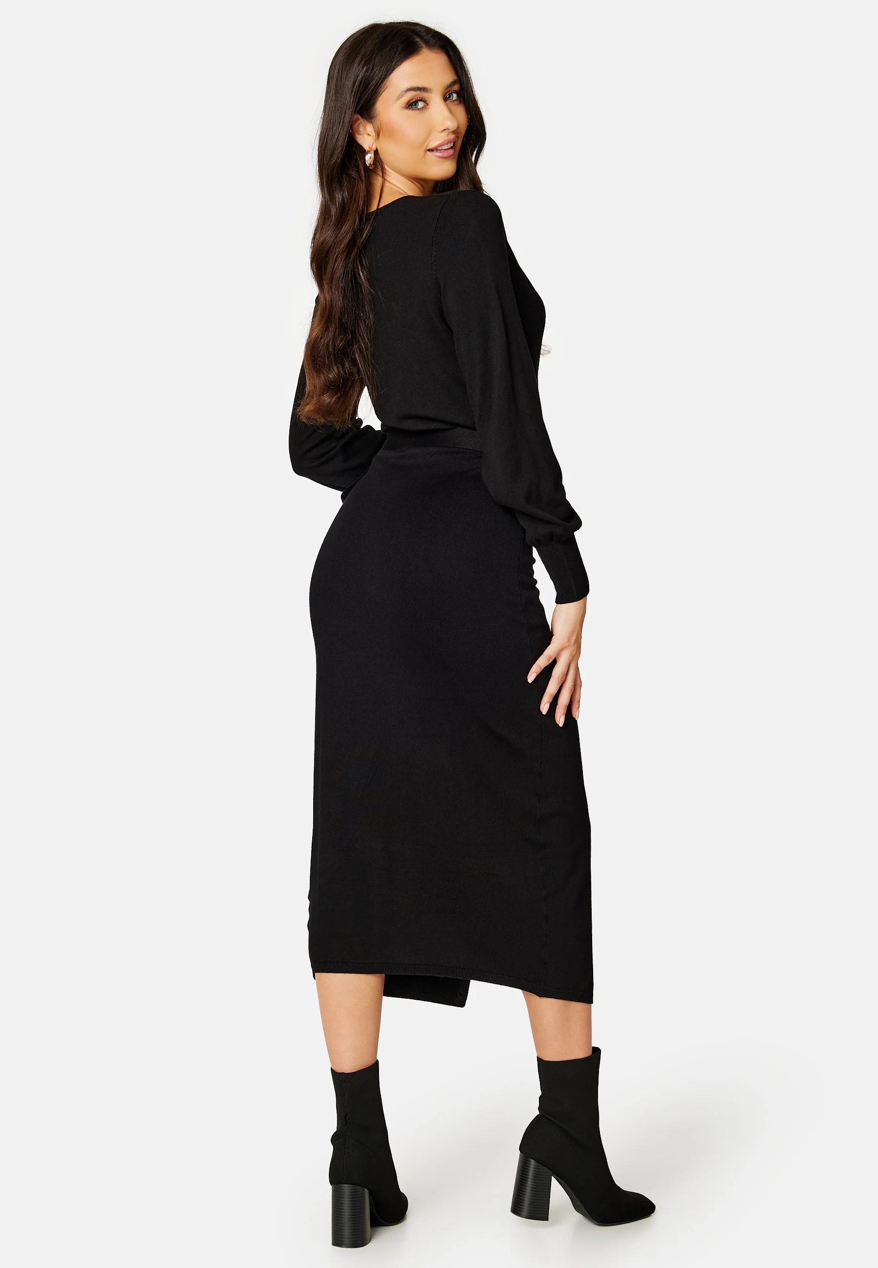 Ryann knitted wrap dress - Image 2