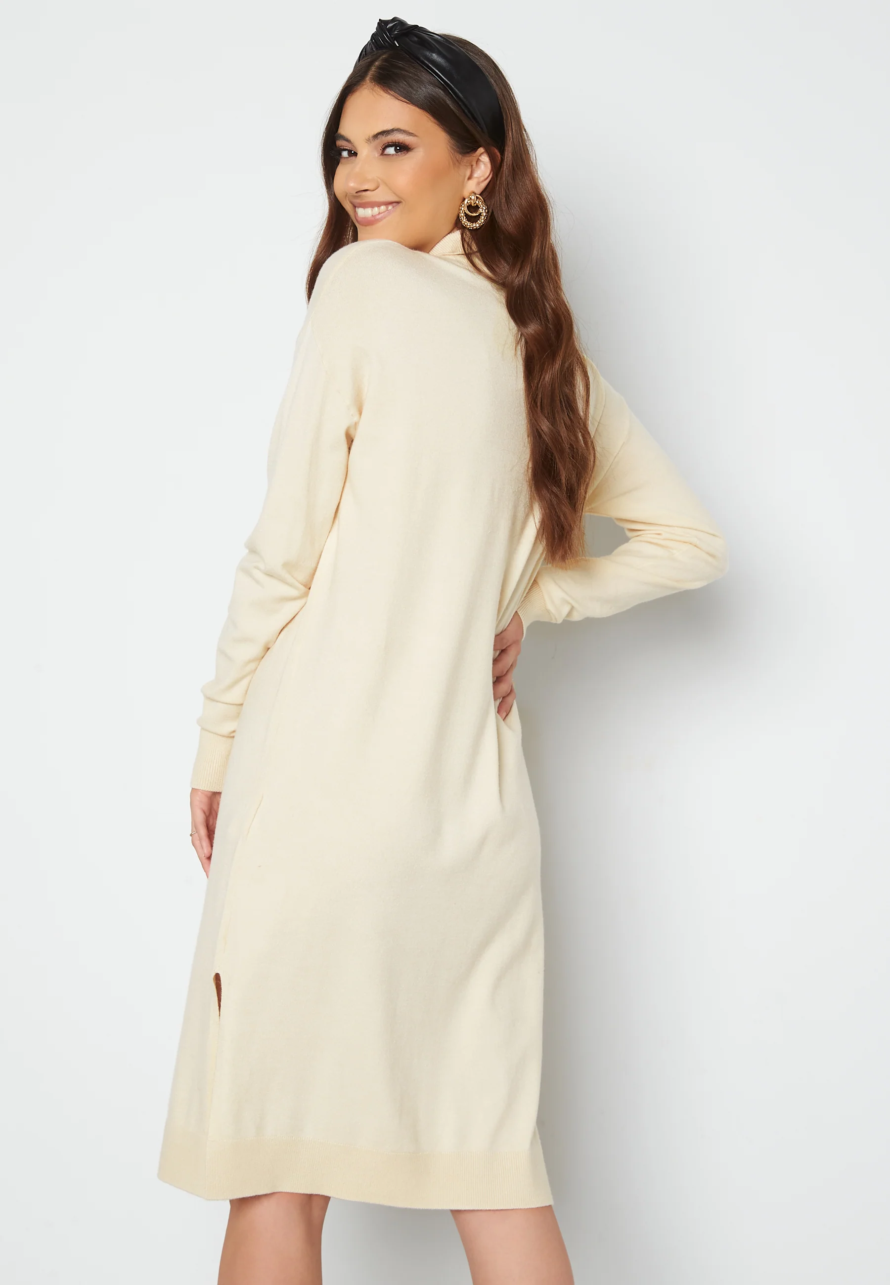 Saba LS Collar Below Knee Dress - Image 2