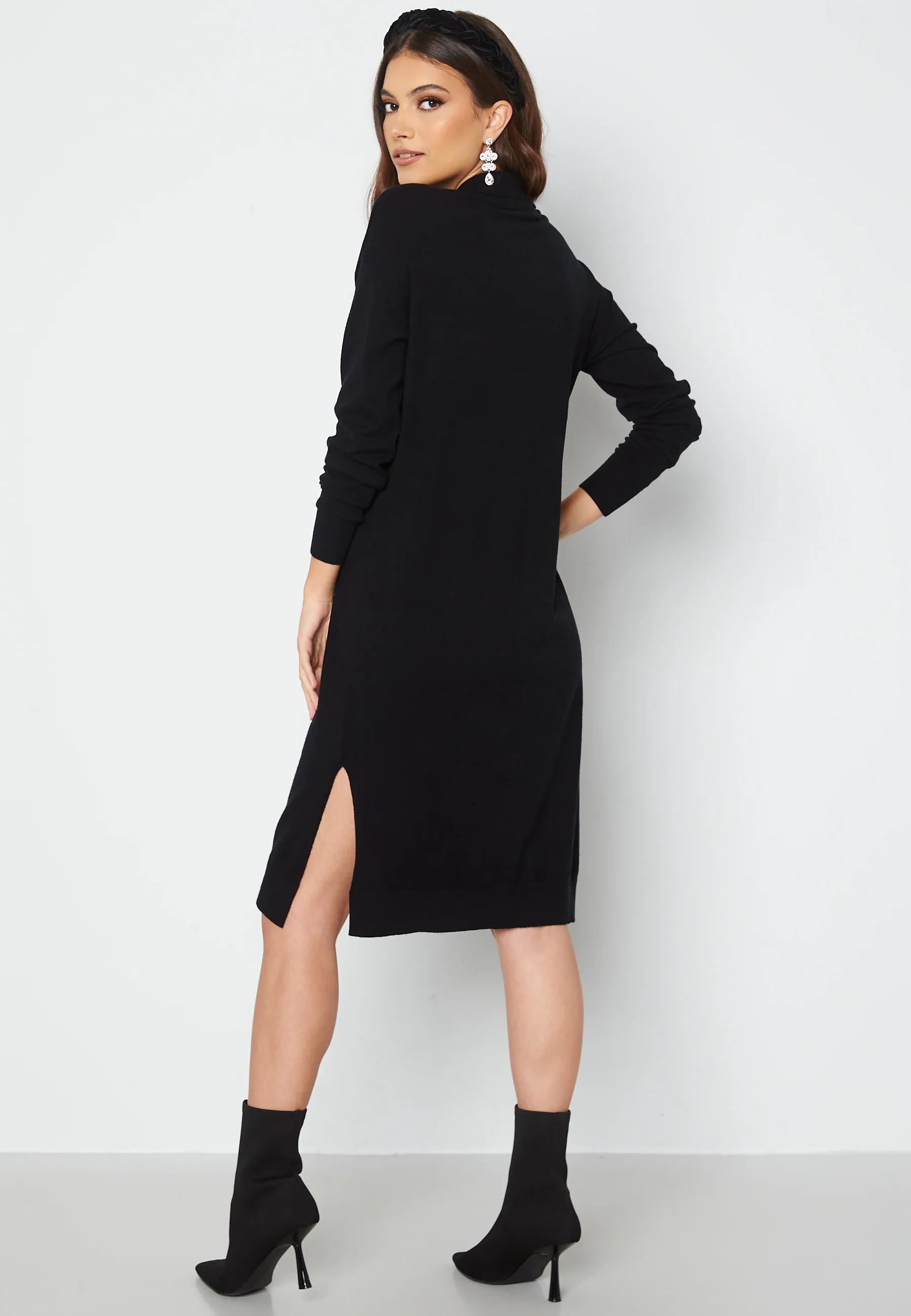 Saba LS Collar Below Knee Dress - Image 3