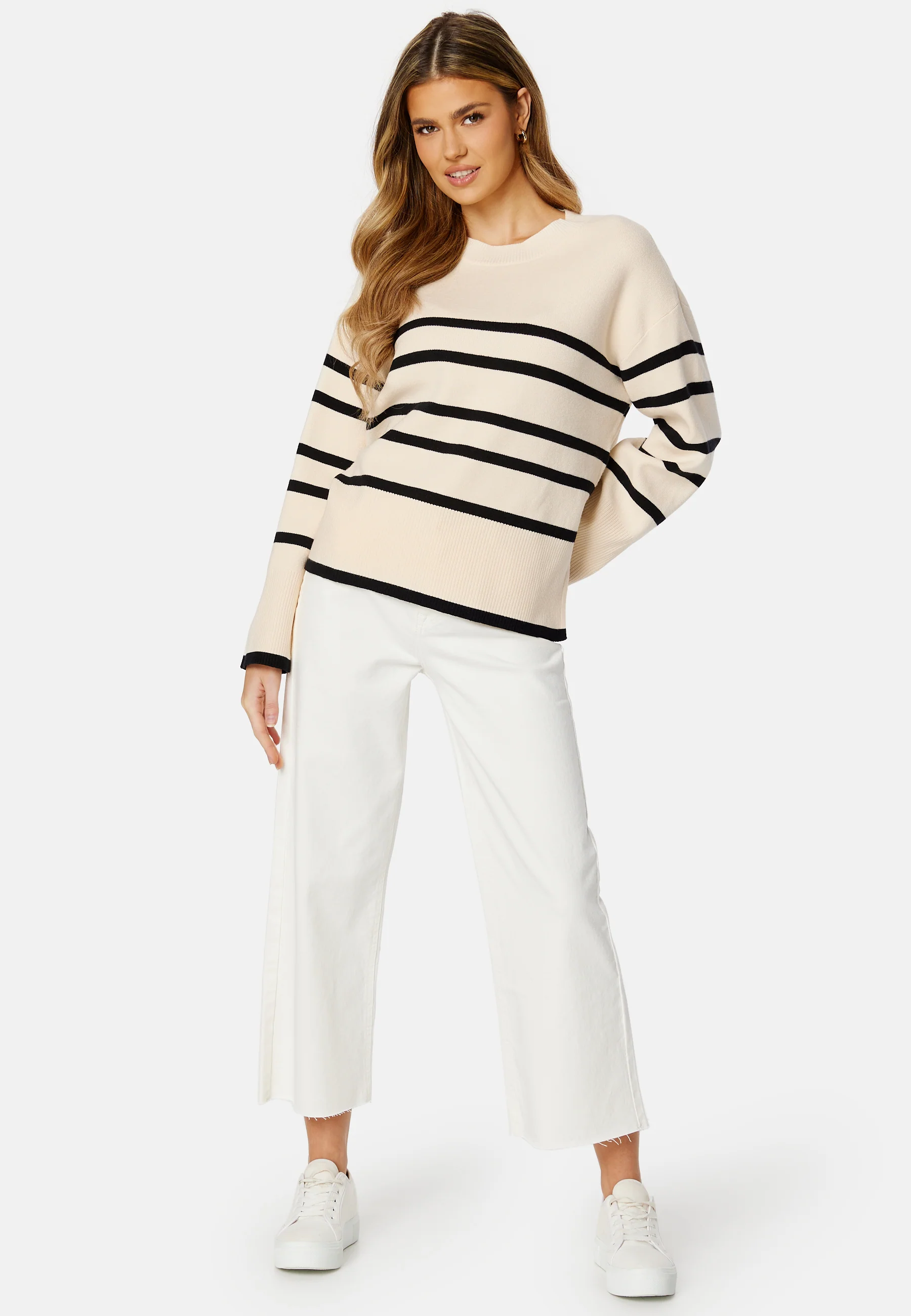 Saba LS O-Neck Stripe Pullover - Image 3