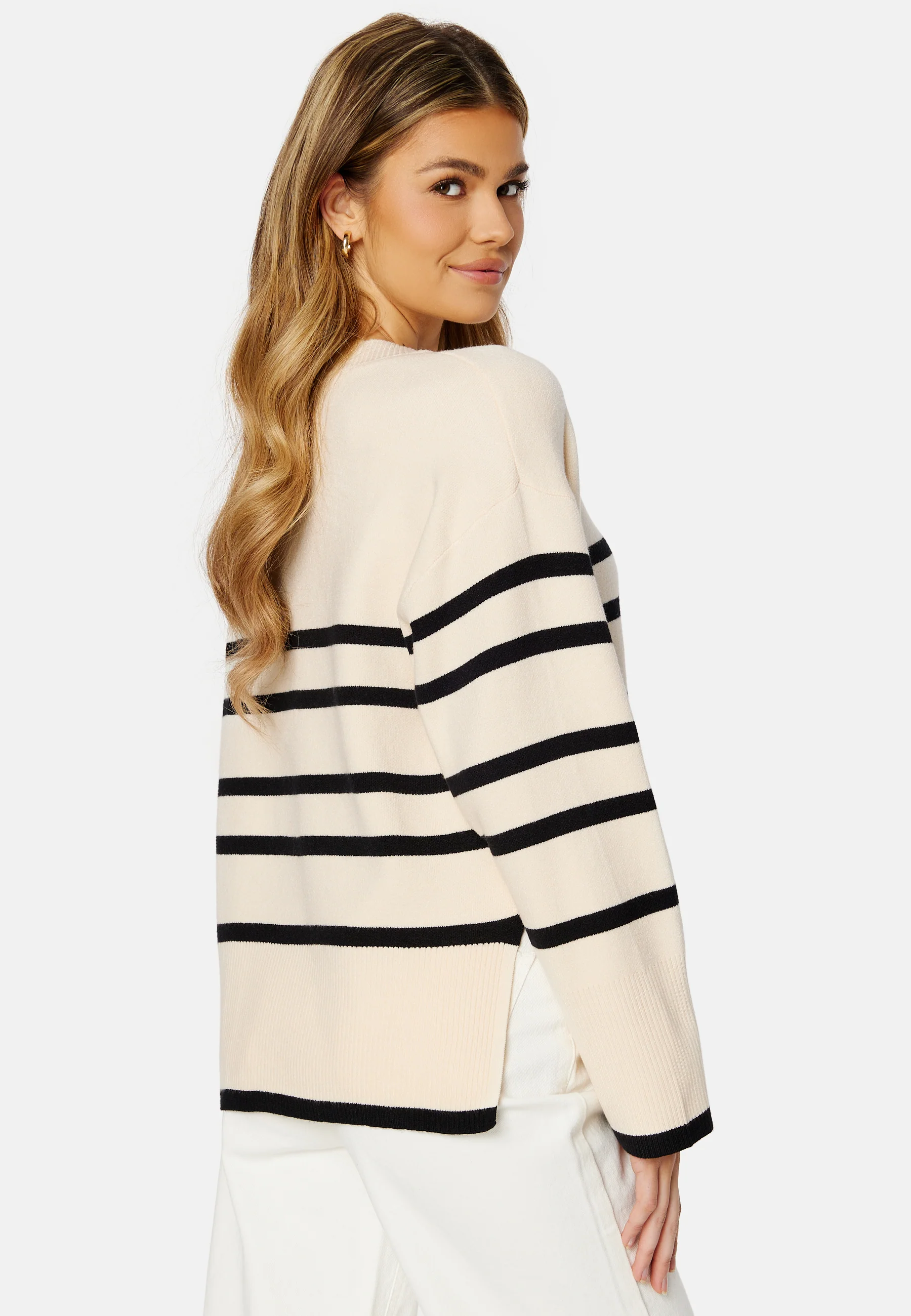 Saba LS O-Neck Stripe Pullover - Image 4