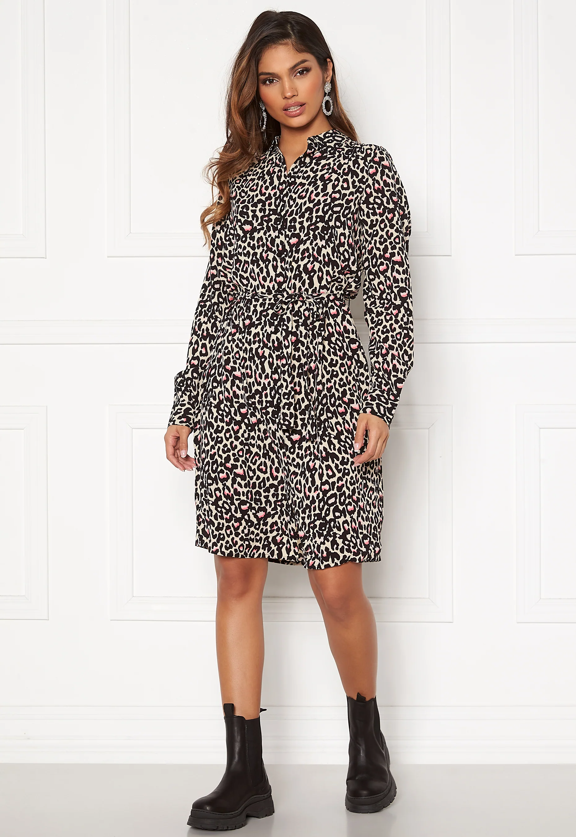 Saga Collar Shirt Dress - Image 2