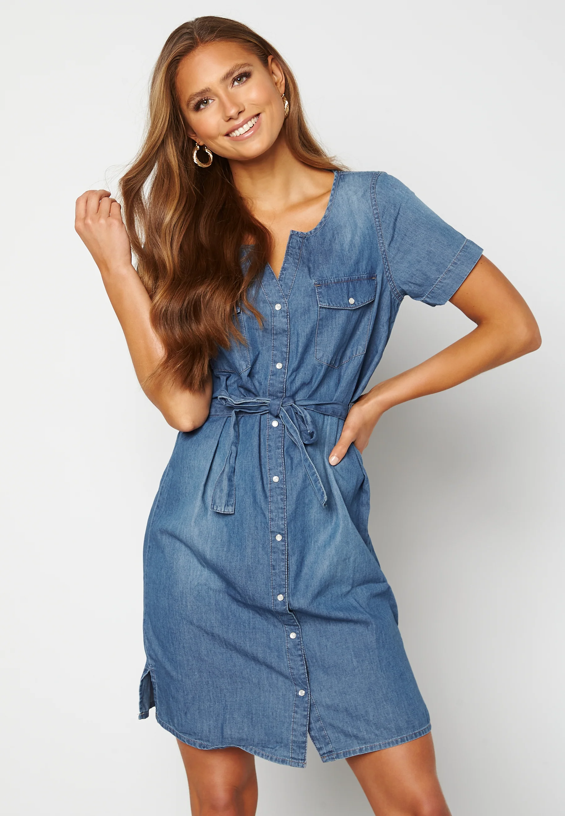 Saint Life S/S Button-Down Dress