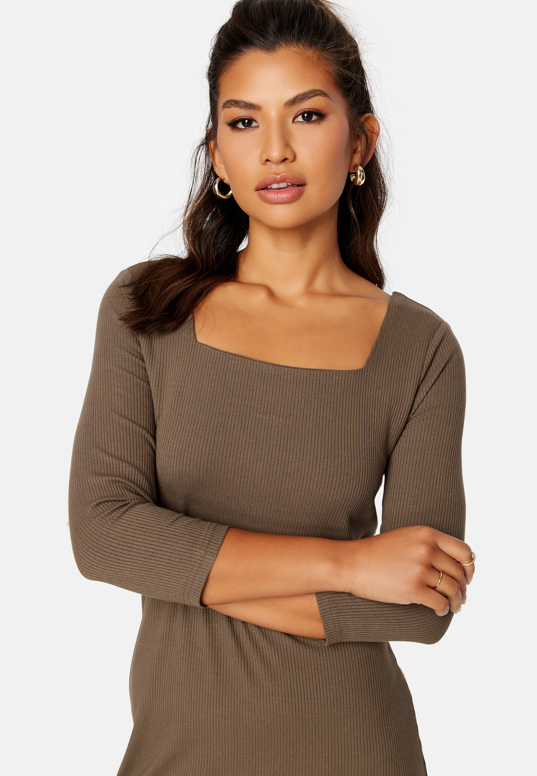 Sally 3/4 Midi Dress - Image 4