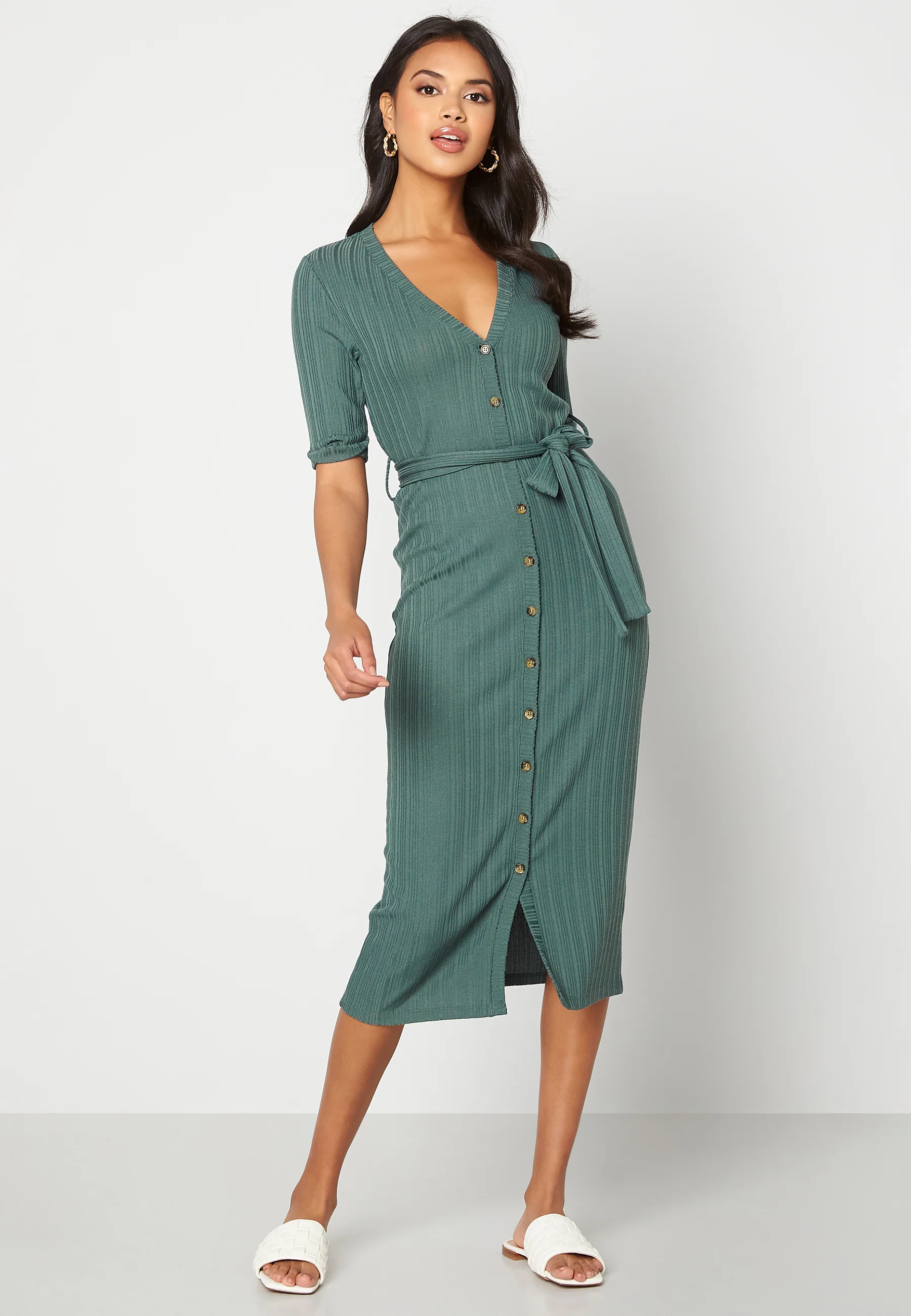 Sandie rib dress