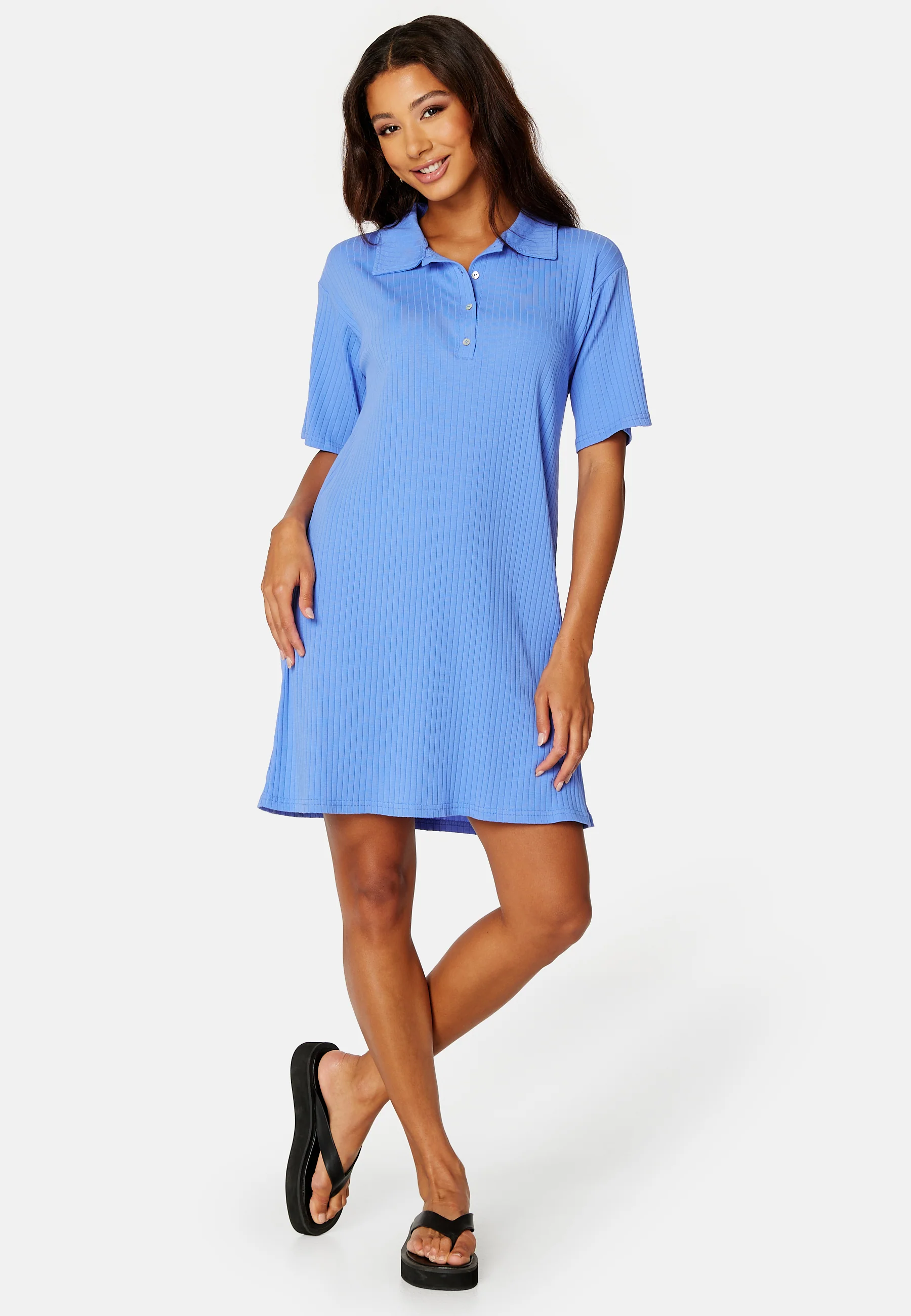 Sandra SS Polo Dress - Image 2