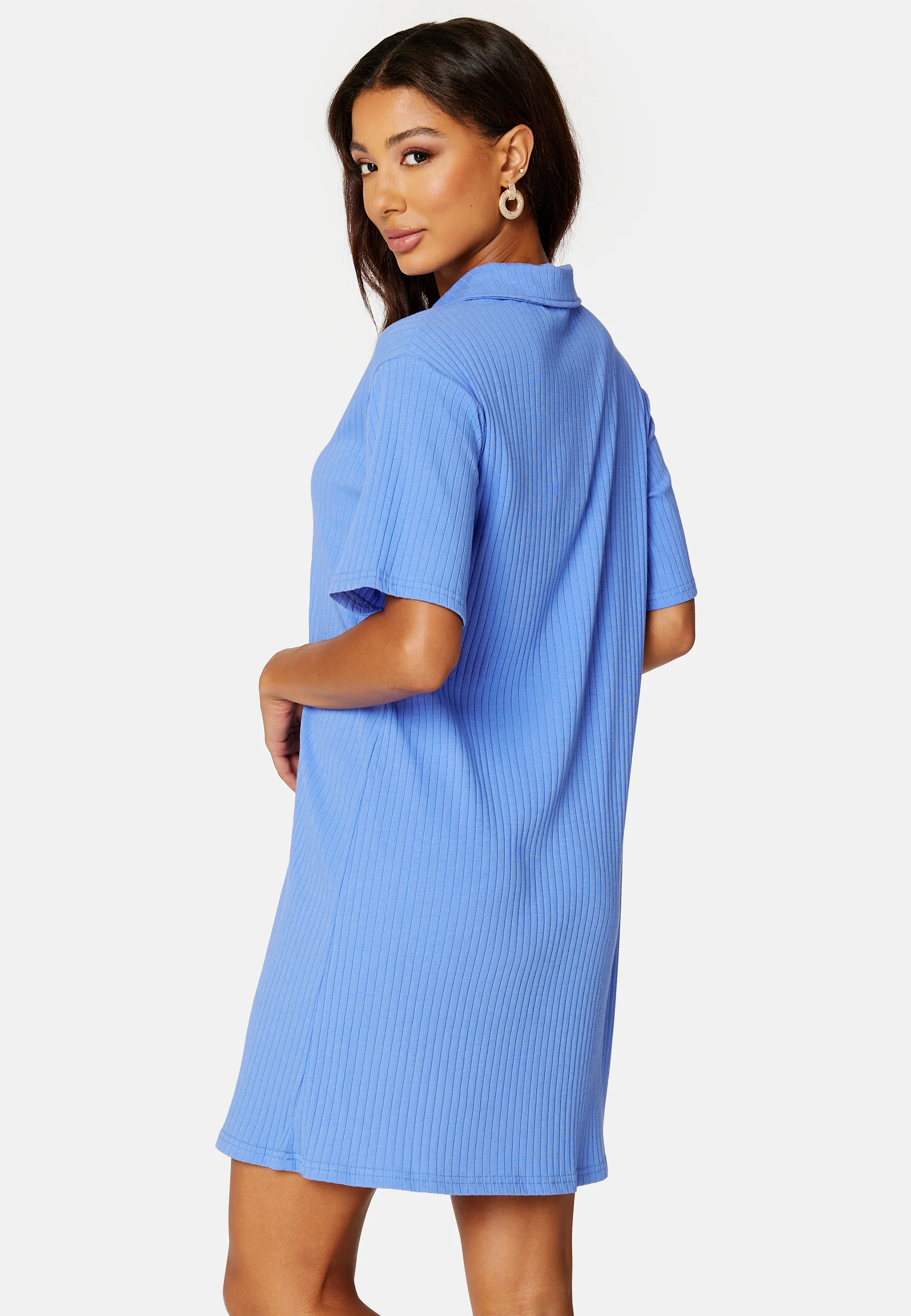 Sandra SS Polo Dress - Image 3