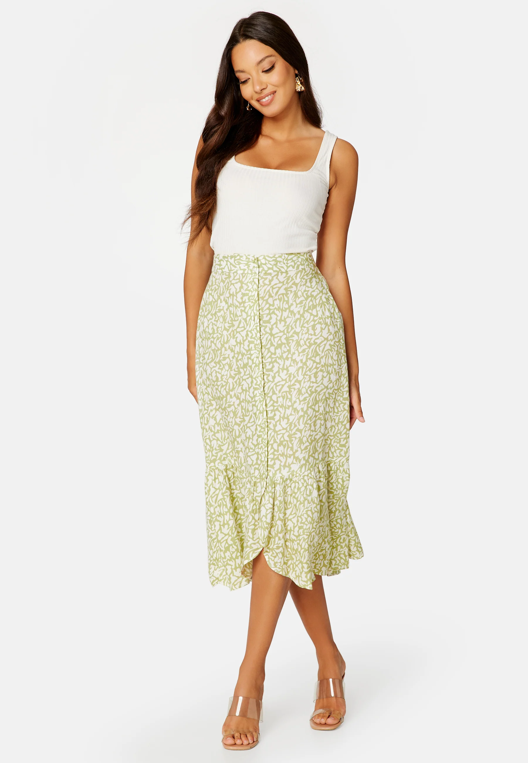 Sanna HW Midi Skirt