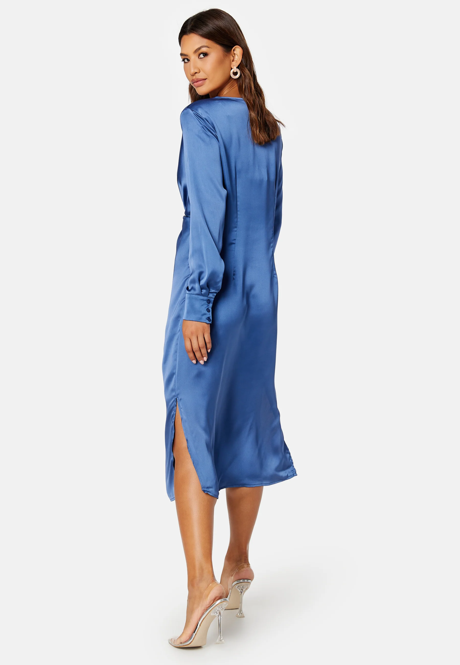 Sateen L/S Knot Dress - Image 2