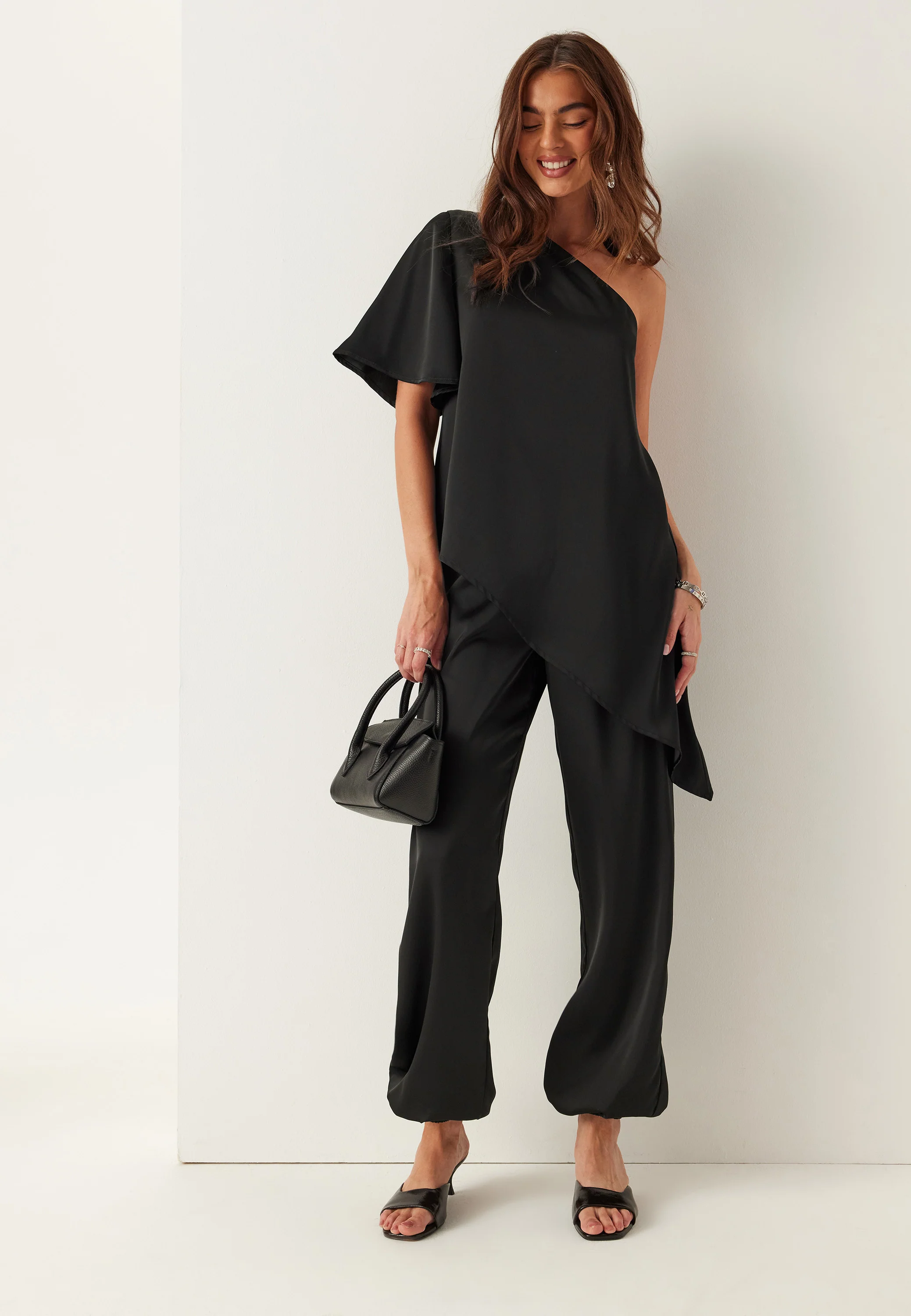 Satin Balloon Trousers - Image 2