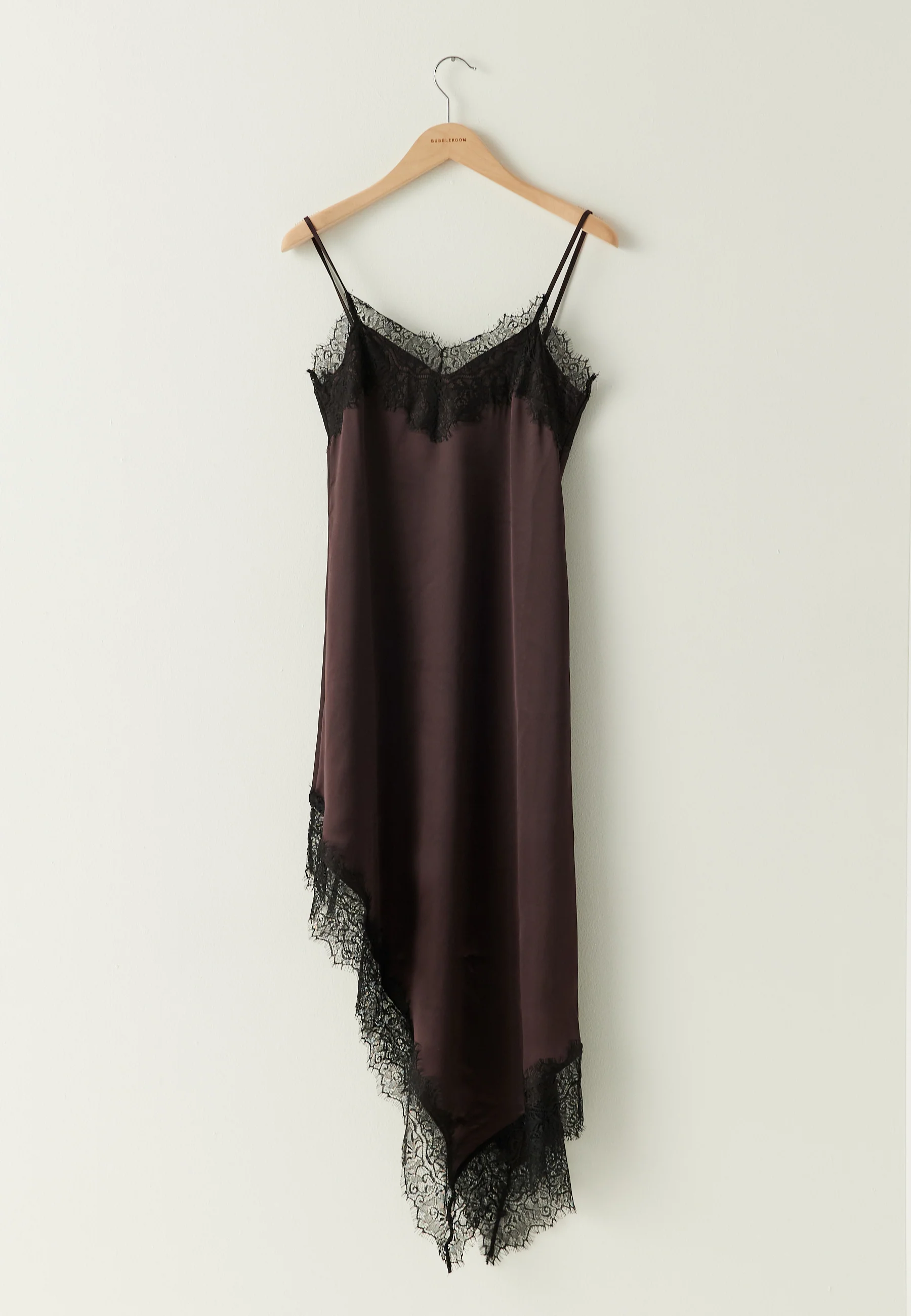 Satin Lace Slip Dress - Image 8