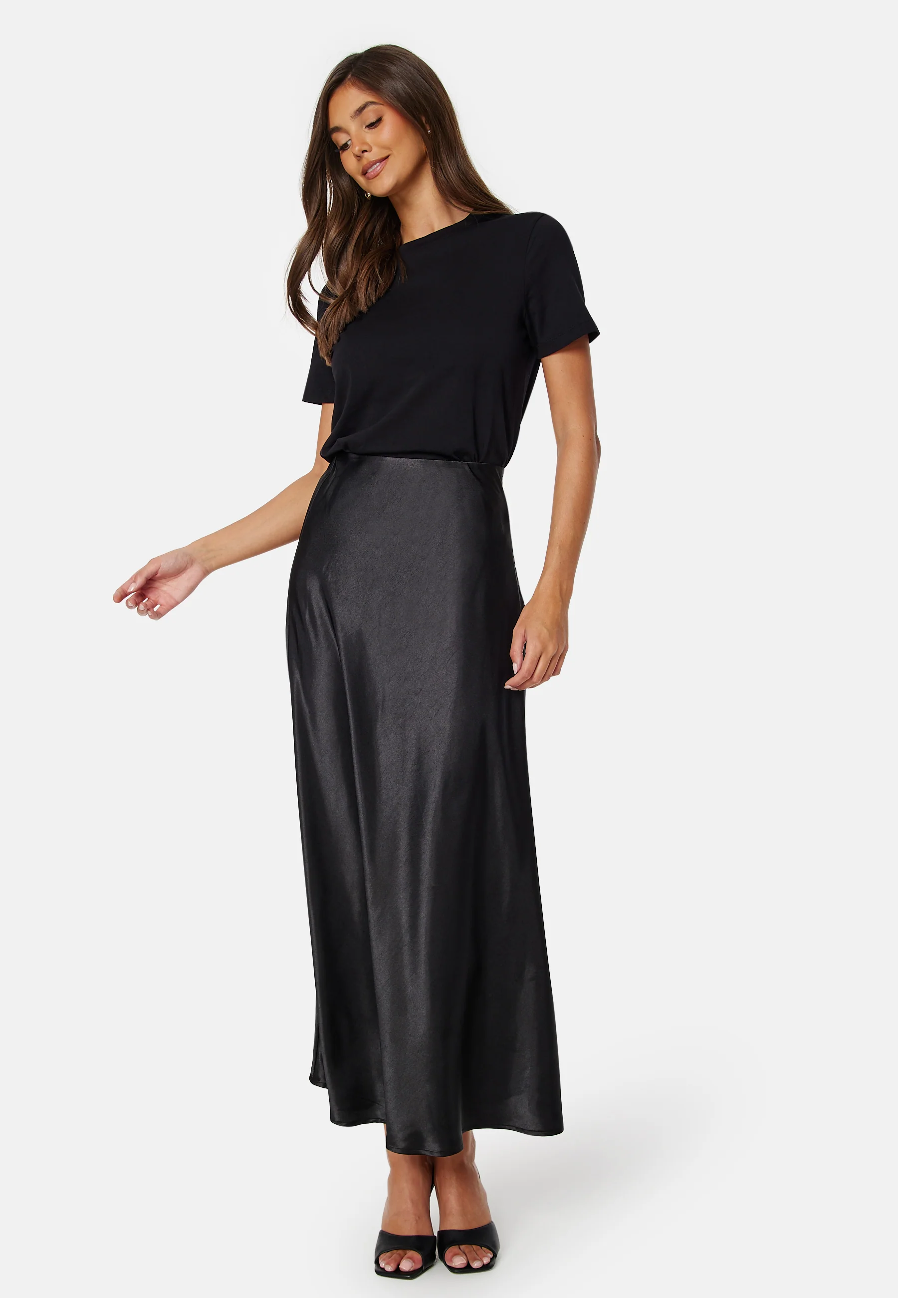 Satin Maxi Skirt