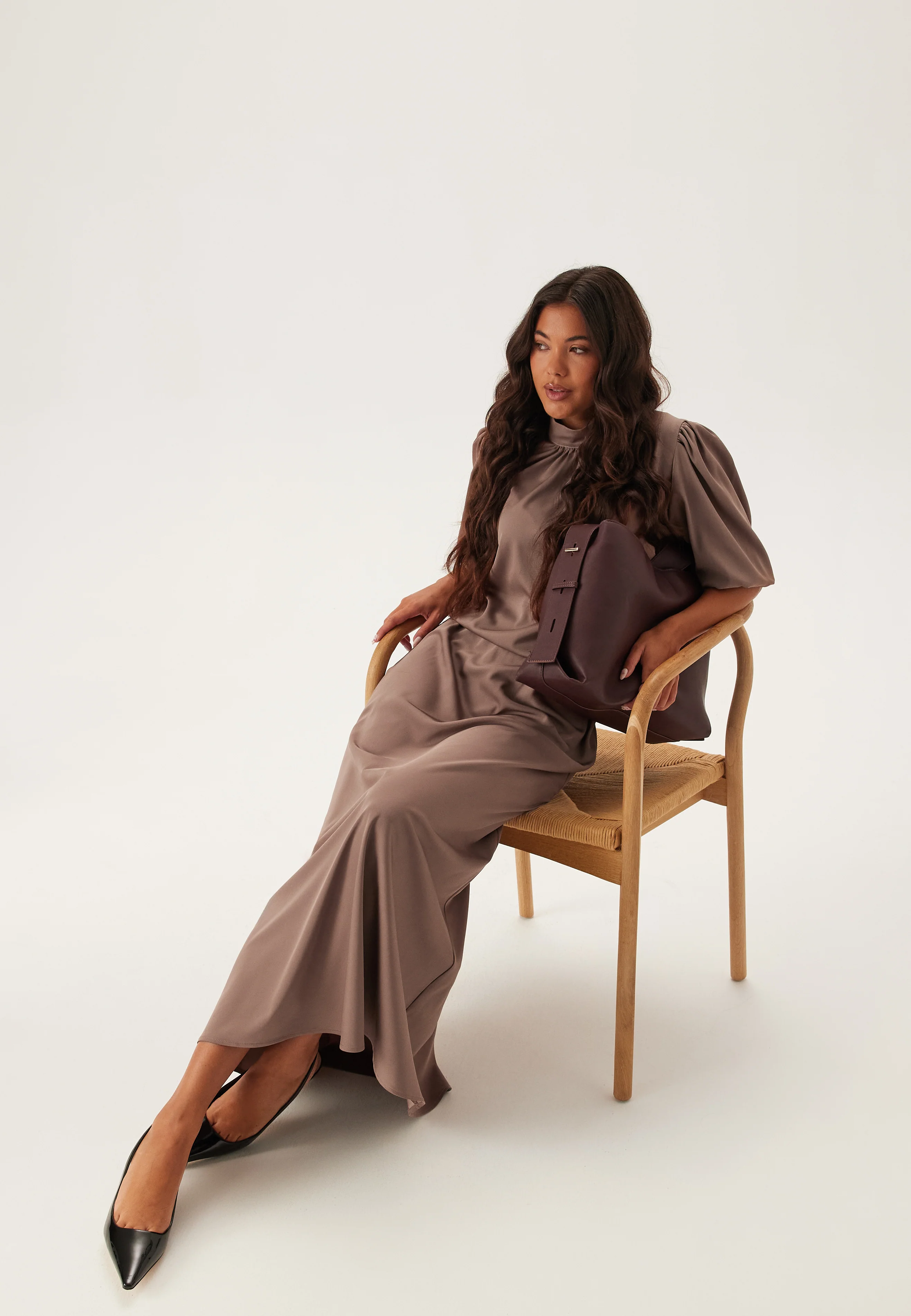 Satin Midaxi Skirt - Image 5