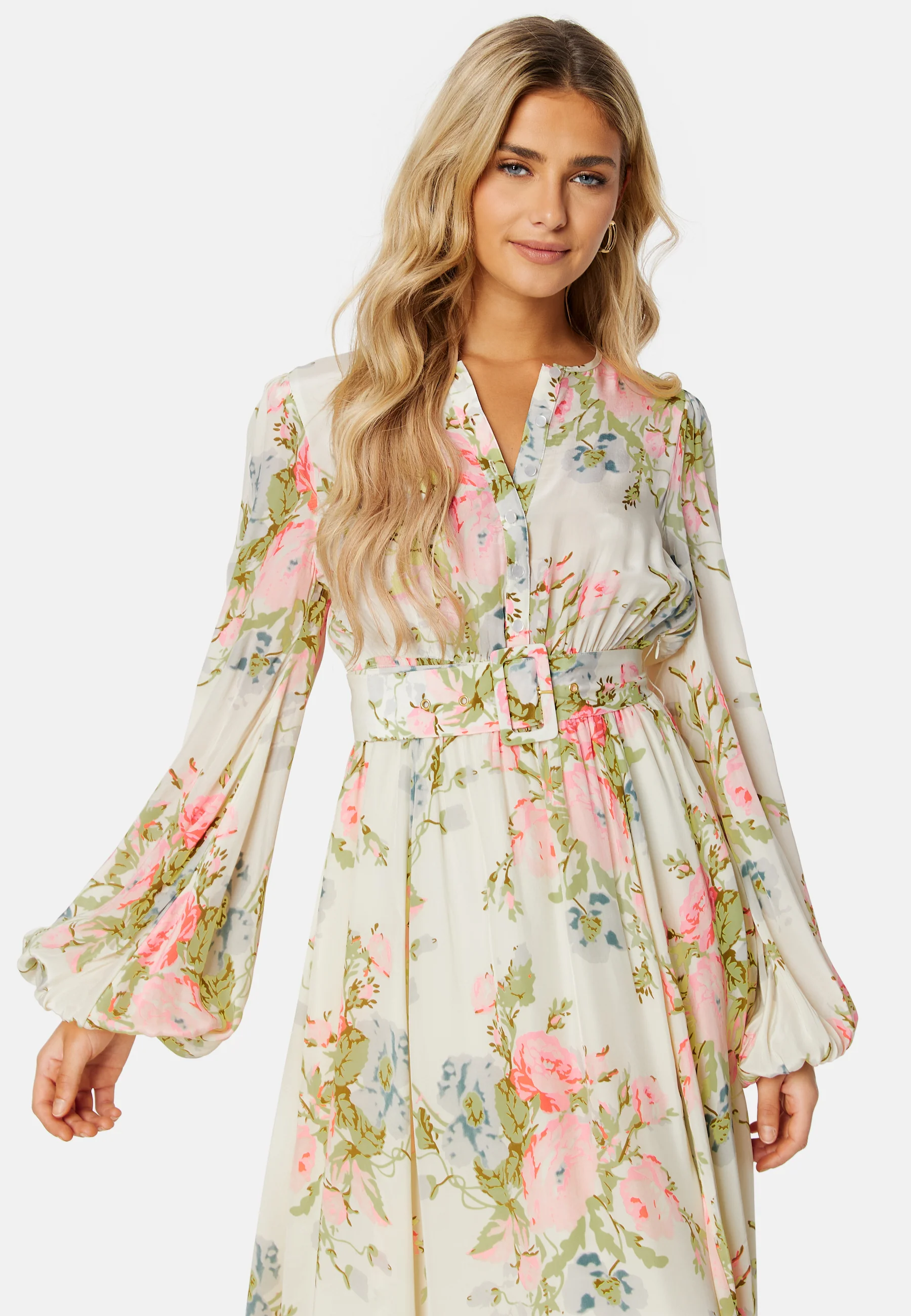 Satin Midi Dress - Image 3
