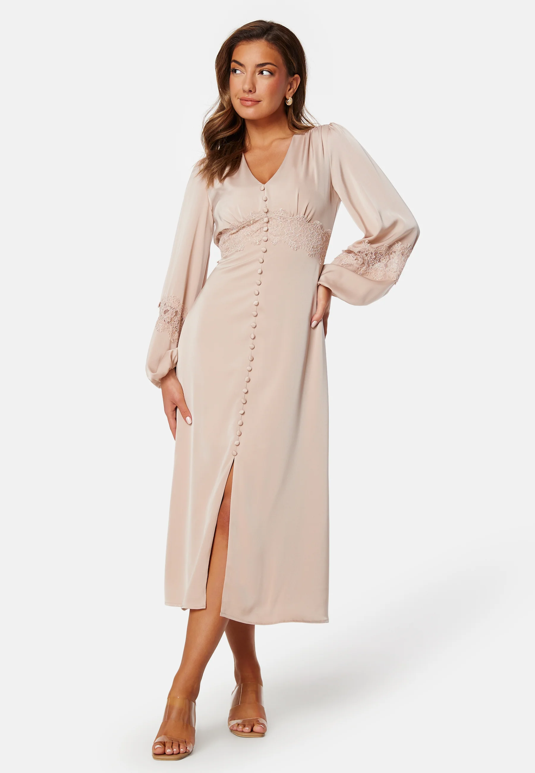 Satin Midi Dress