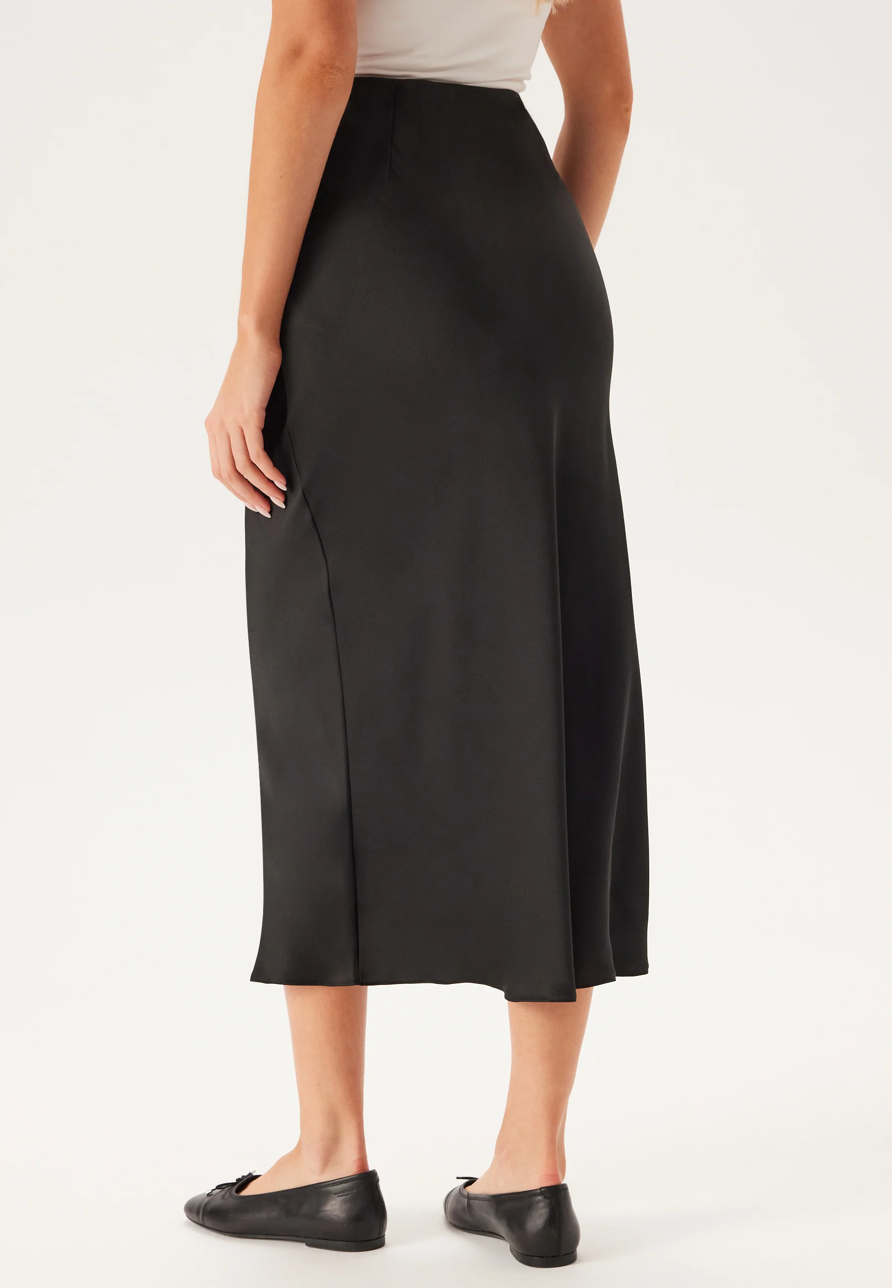 Satin Midi Skirt - Image 3